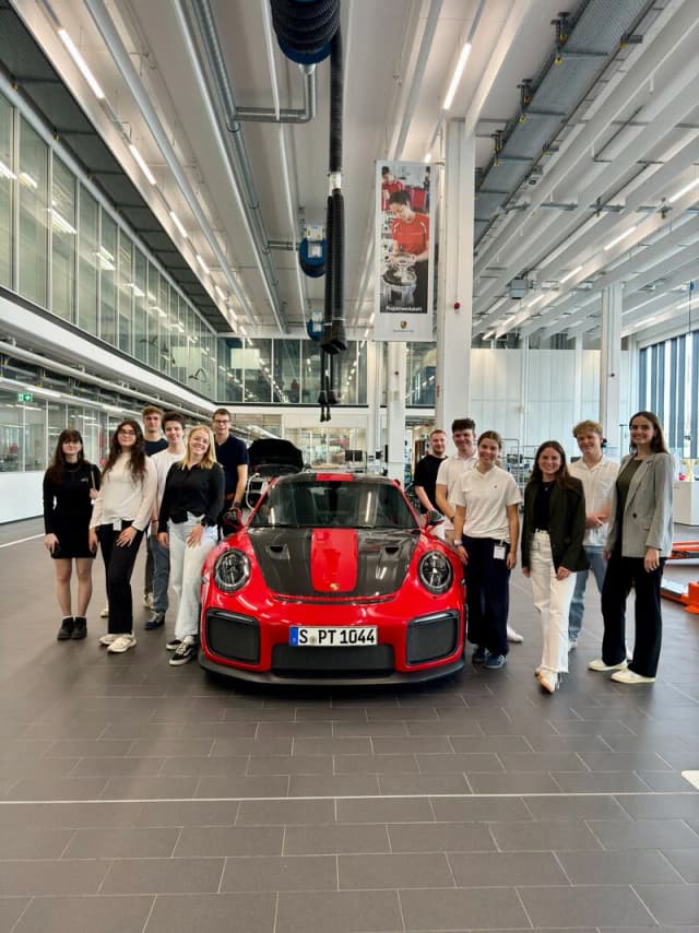 Porsche factory visit