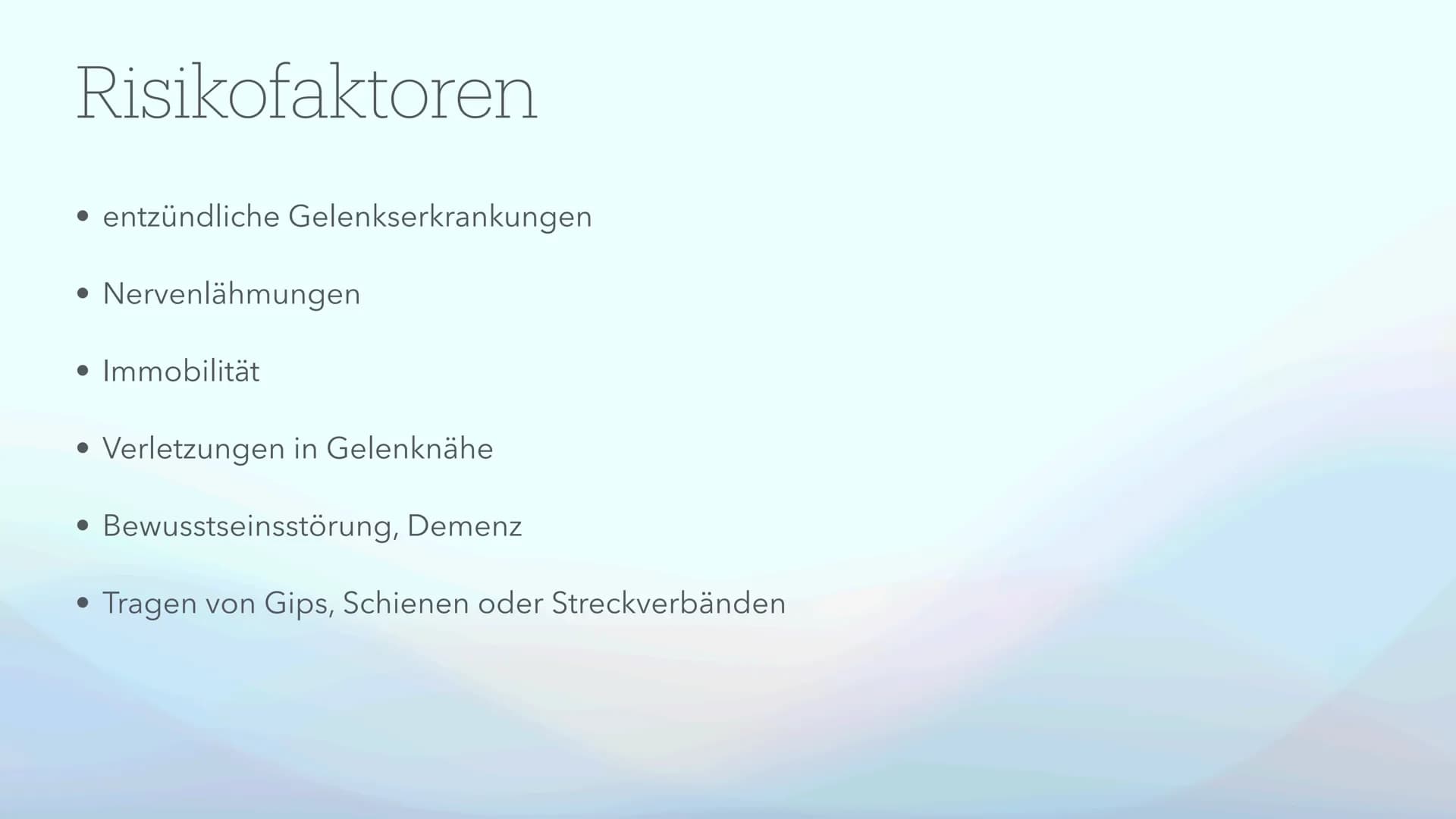 # Kontrakturenprophylaxe
Erkennen, Behandeln und Vorbeugen von Kontrakturen Was fällt euch zum Thema
Kontrakturen ein?
Mentimeter: Inhalts