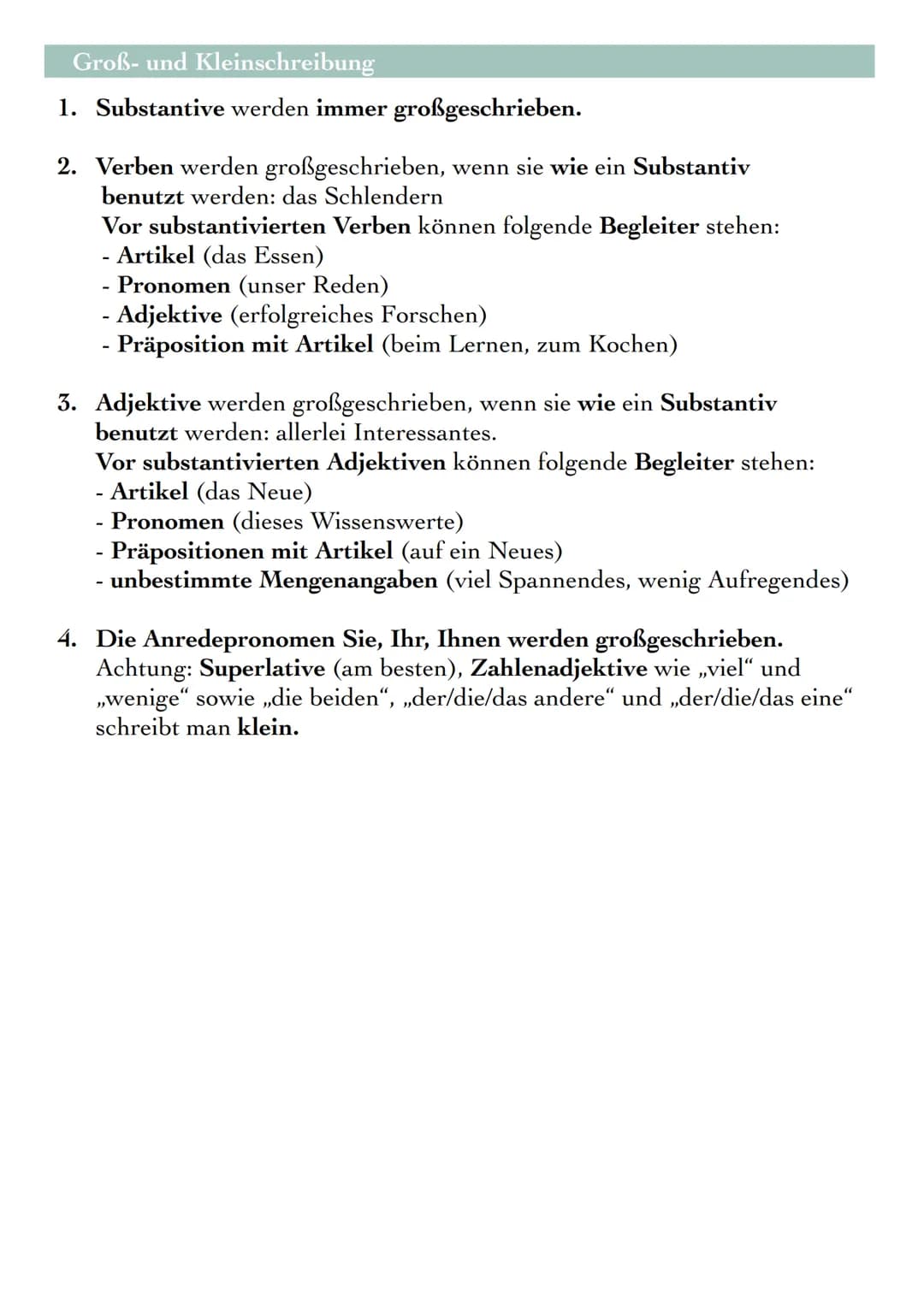 # RECHTSCHREIBUNG
& GRAMMATIK
Definition
Die Rechtschreibung ist die allgemein übliche Schreibweise der Wörter,
Silben oder Phoneme einer