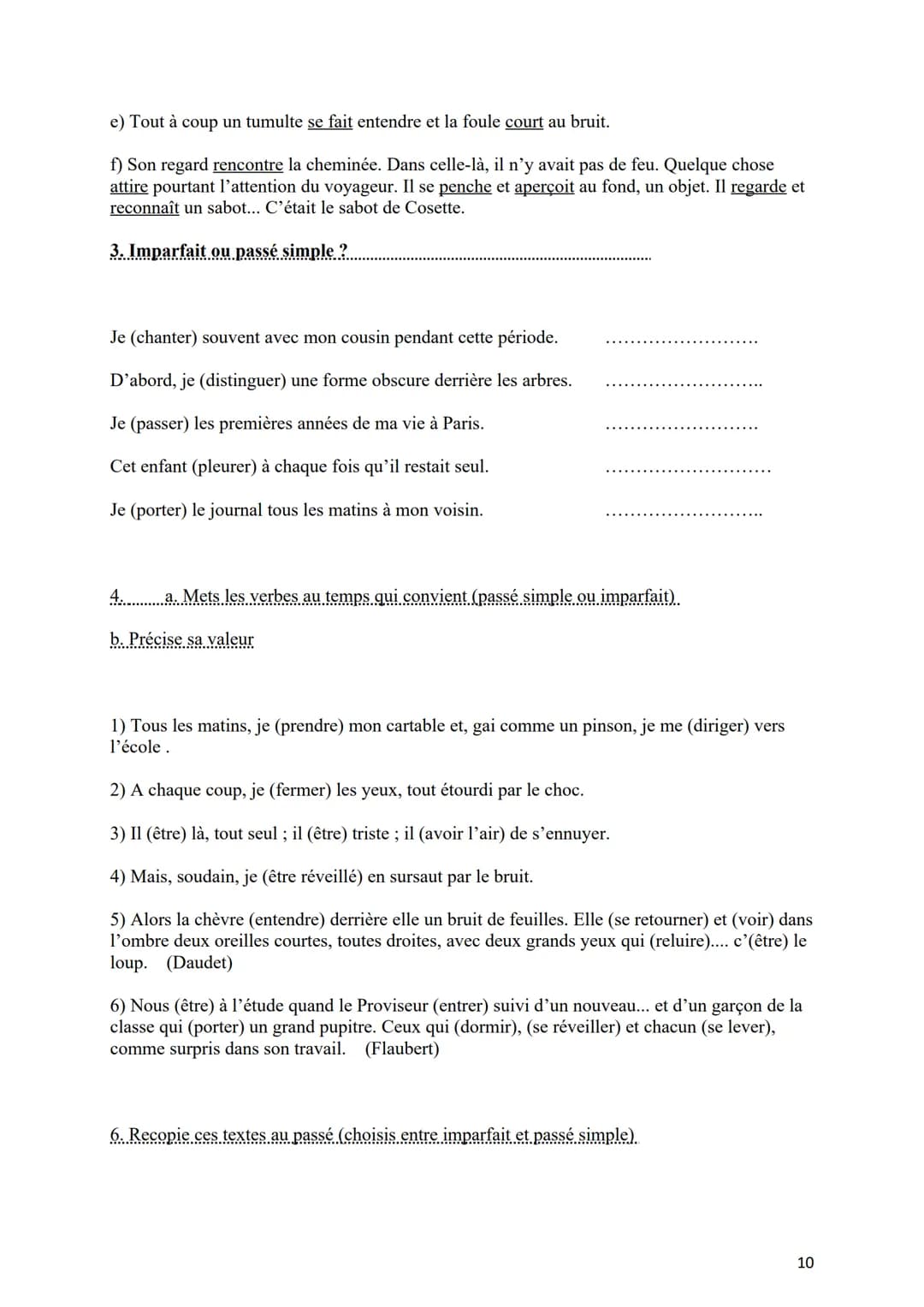 Français niveau 4ème
Fiches d'exercices
Exercice 1: Trouve le nom féminin qui correspond à chaque nom donné.
Le jour
Un poing
Un rang
Le g