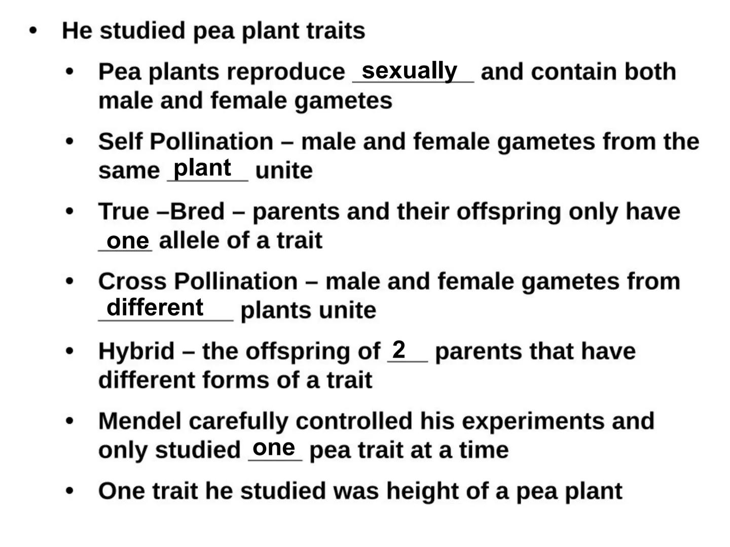 # BIOLOGY
## Genetics 1 • Genetics – the study of heredity
• Heredity – passing on of traits from parent to offspring
• Chromosomes - the ge
