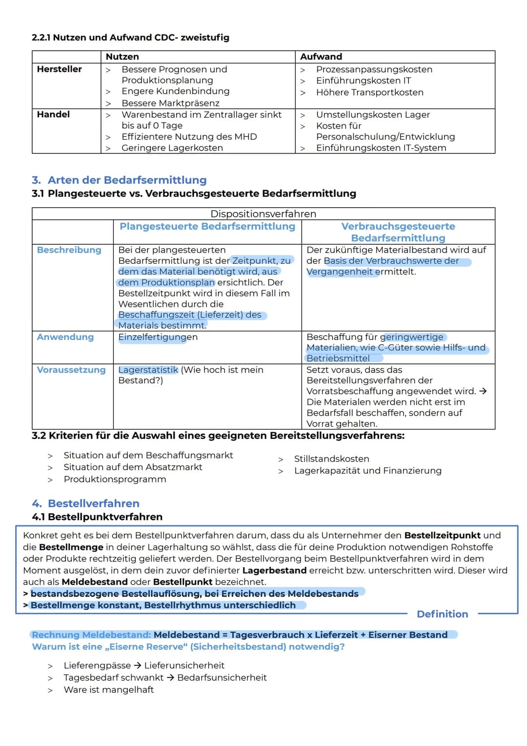# Ka 2: beschaffung und lagerhaltung
1. Bereitstellungsprinzipien
* 1.1 Einzelbeschaffung (auftragsbezogene Beschaffung)
* 1.2