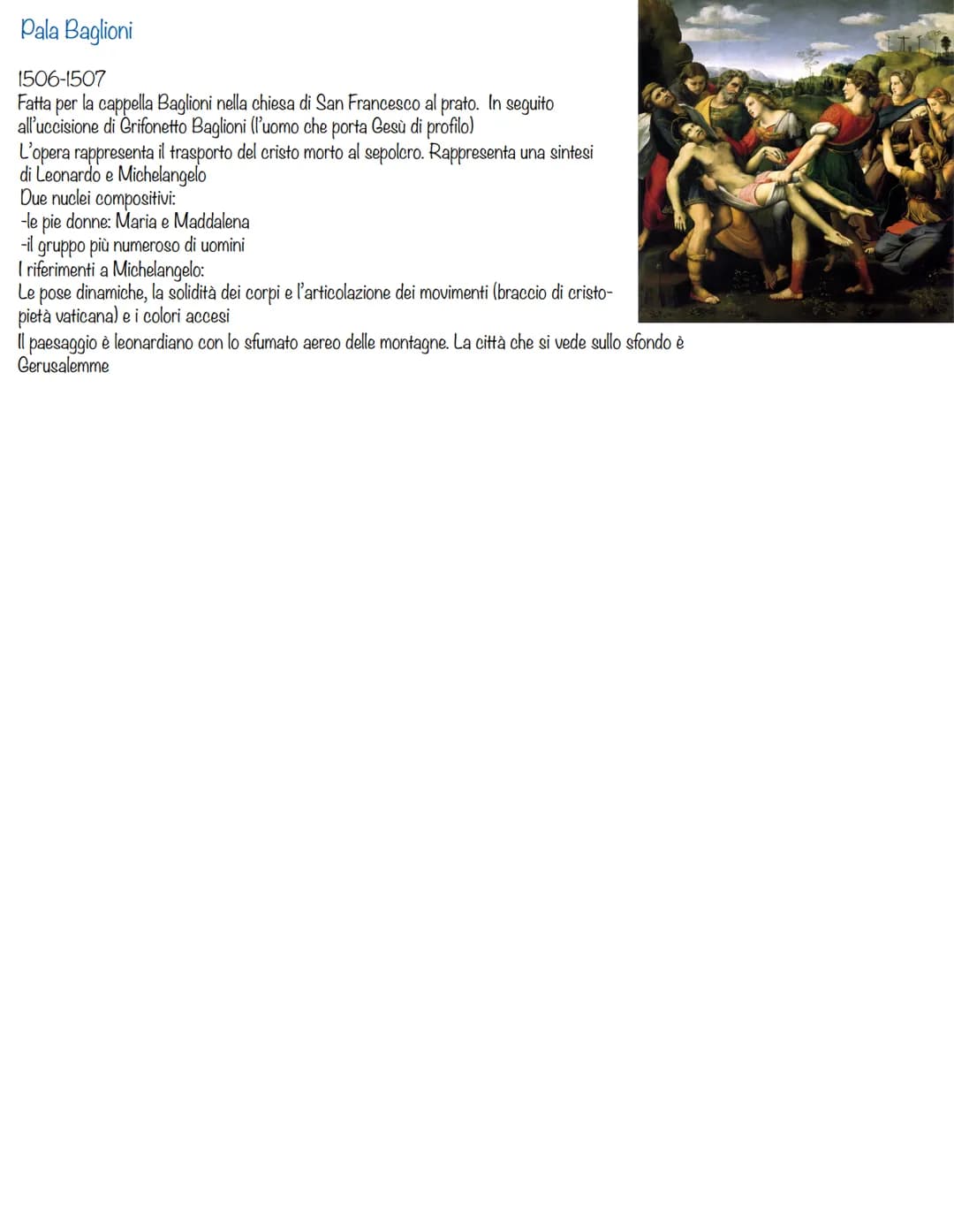 # Raffaello
-Sanzio
Il padre di raffaello era un pittore affermato ad Urbino
Il le hic est Raphael, timuit quo sospite vinci Rerum magna pa