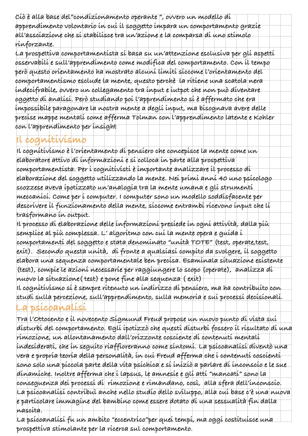 # Lo studio del comportamento e
dello sviluppo
La psicología è lo studio scientifico del comportamento ed è legato a molti ambiti
della nos