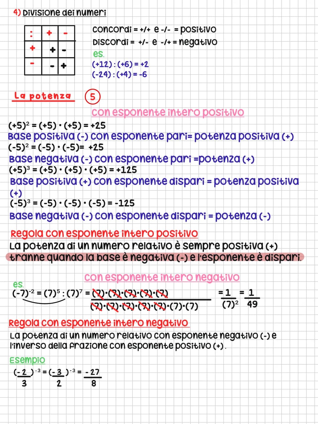 # Algebra
INUMERI RELATIVI
----> sono numeri
preceduti da due
es.
segni
T° = -2°
= +5 = 5 =
h = + 4000
n. POSITIVI
+ 12.000 €
- 5.400 €
= -