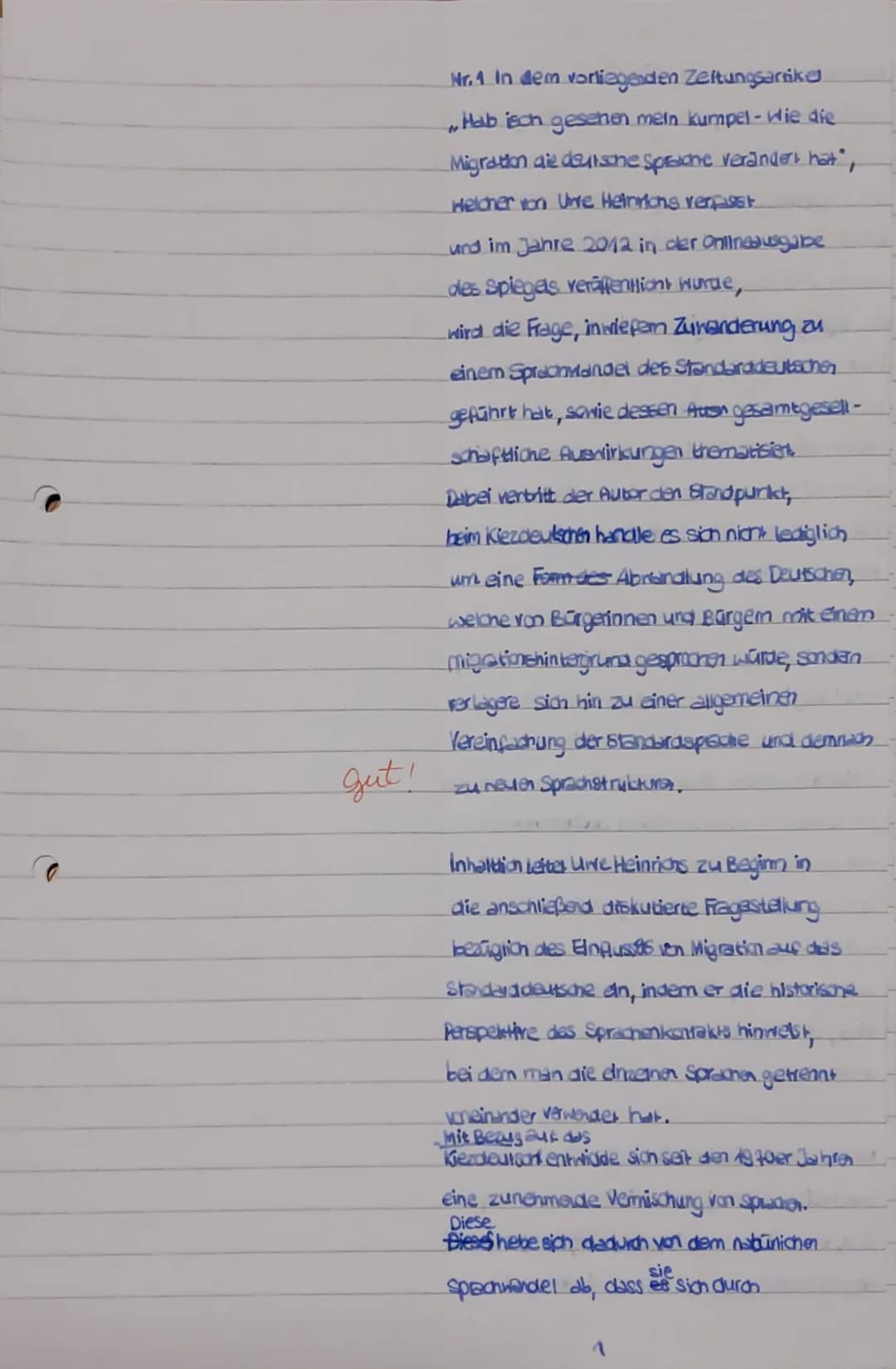 1
Name:
Deutsch Q1 GK4
4. Klausur
16.05.23
Thema: Sprachvarietäten
Aufgabentyp: Analyse eines Sachtextes mit weiterführendem Schreibau
