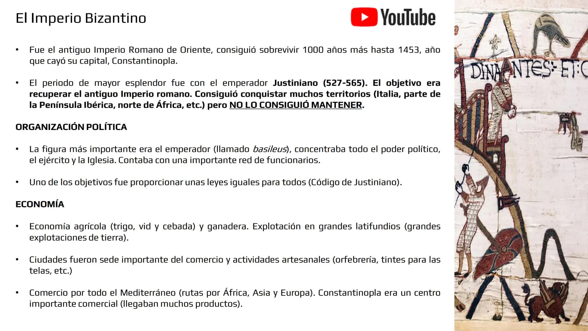 # La Alta Edad Media y el Islam
Prof. Álvaro Sánchez Climent # ¿Qué es la Edad Media?
YouTube
Periodo histórico que comienza con la desap