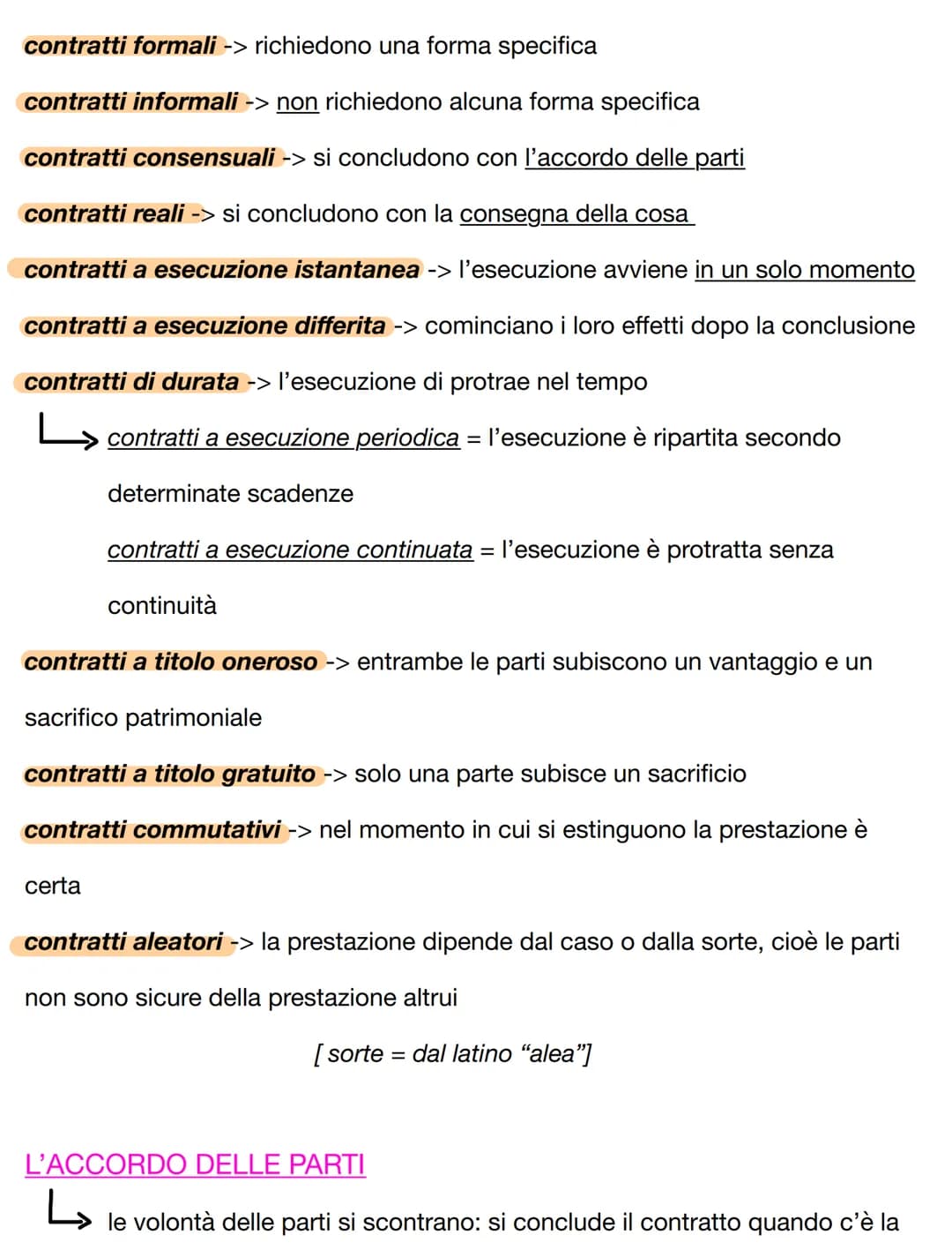 # IL CONTRATTO
"Accordo di due o più parti per COSTITUIRE, REGOLARE O ESTINGUERE un rapporto
giuridico patrimoniale"
↓
COSTITUIRE= dare i