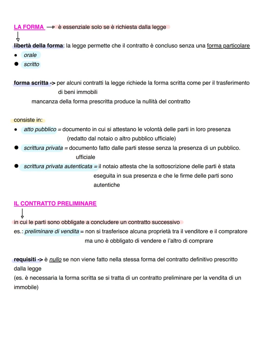 # IL CONTRATTO
"Accordo di due o più parti per COSTITUIRE, REGOLARE O ESTINGUERE un rapporto
giuridico patrimoniale"
↓
COSTITUIRE= dare i
