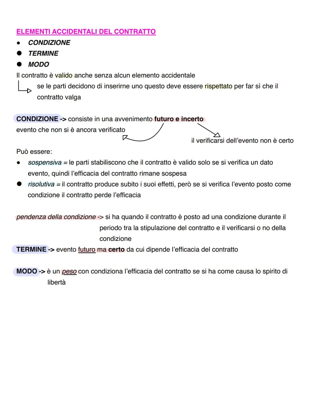# IL CONTRATTO
"Accordo di due o più parti per COSTITUIRE, REGOLARE O ESTINGUERE un rapporto
giuridico patrimoniale"
↓
COSTITUIRE= dare i