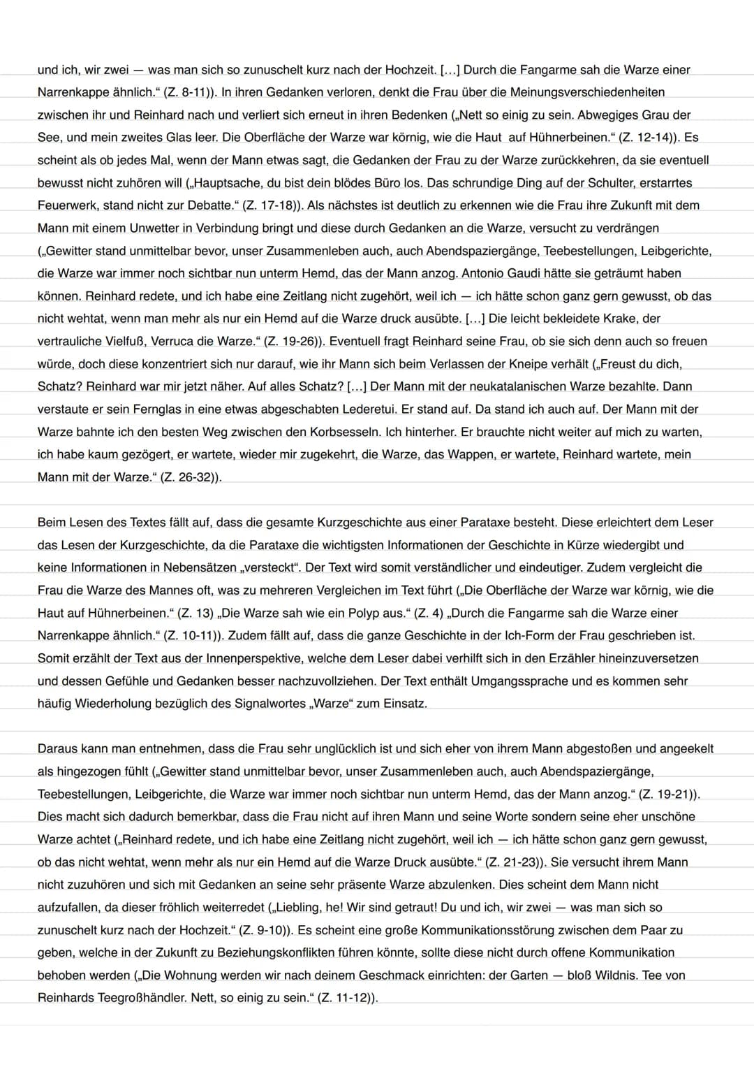 # Einleitung
* In der Kurzgeschichte >...< von >...< aus dem Jahr >...<, geht es um >...<.
* Kurzgeschichte kurz zusammenfassen (halbe