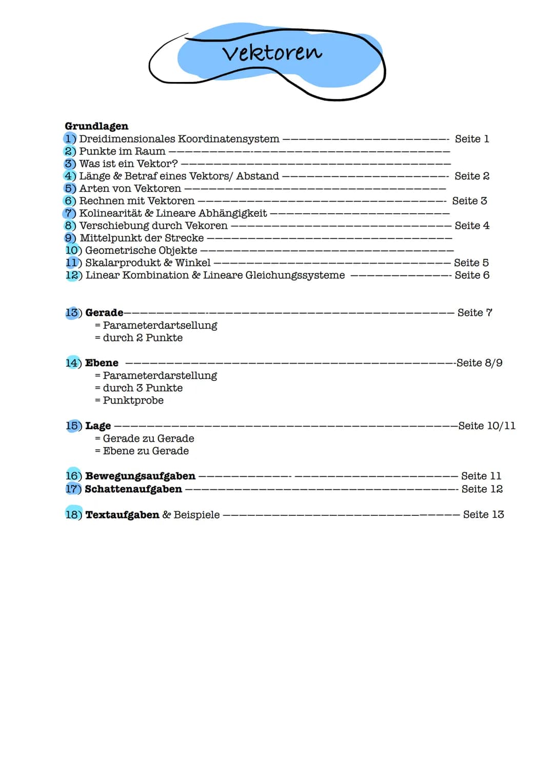 vektoren # Grundlagen
3-Dimensionales-Koordinaten-System
Erweiterung des Koordinatensystem
durch eine neue Achse
x1= x
x2= y
x3= z
P (x/y/