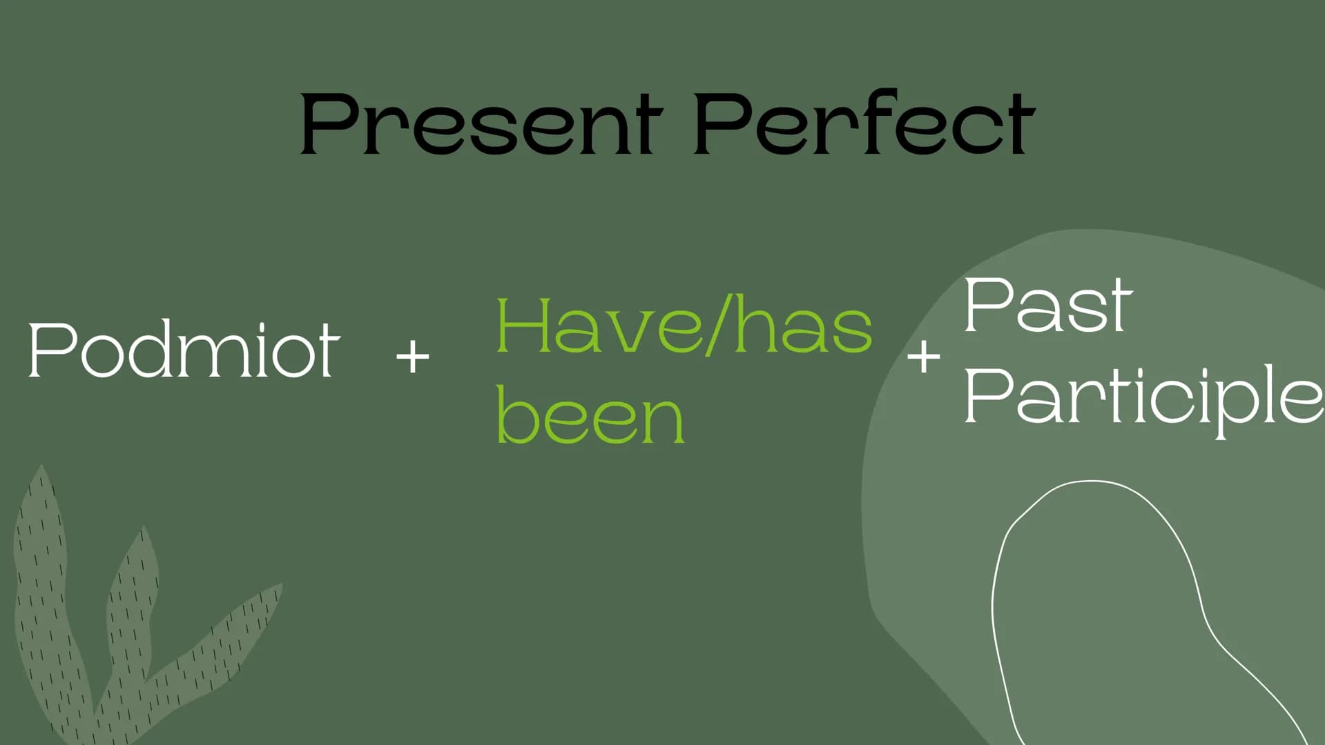Passive voice # Budowa
Subject + to be + Past
Participle Kiedy
używamy?
•
Gdy chcemy
przekazać, że efekt jest
ważniejszy niż
wykonawca czyn