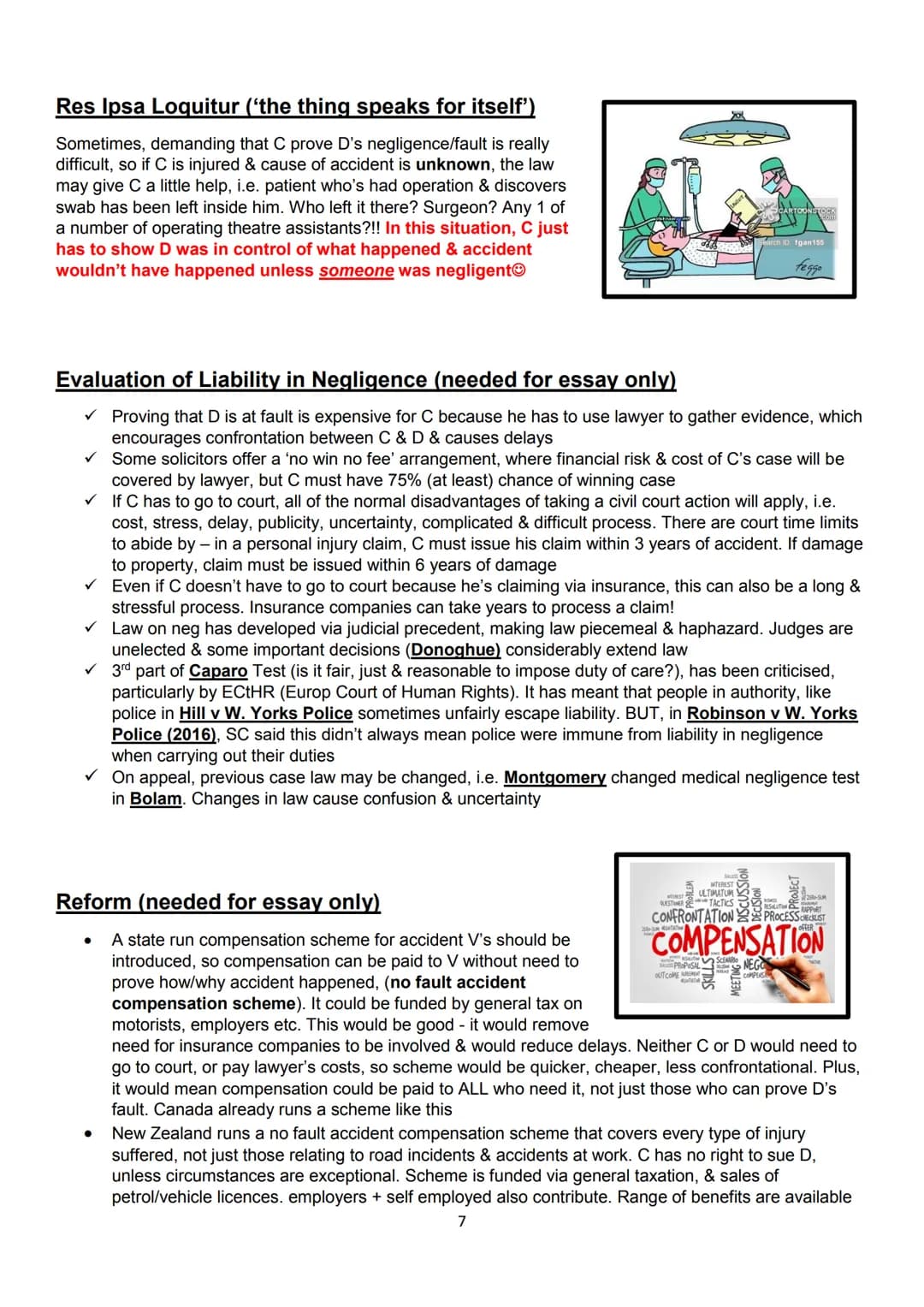 Contents
Rules & Theory of Law of Tort....
3
Liability in Tort of Negligence (Neg)
5
Defences to Negligence Claim.
..9
Occupier's Liability.