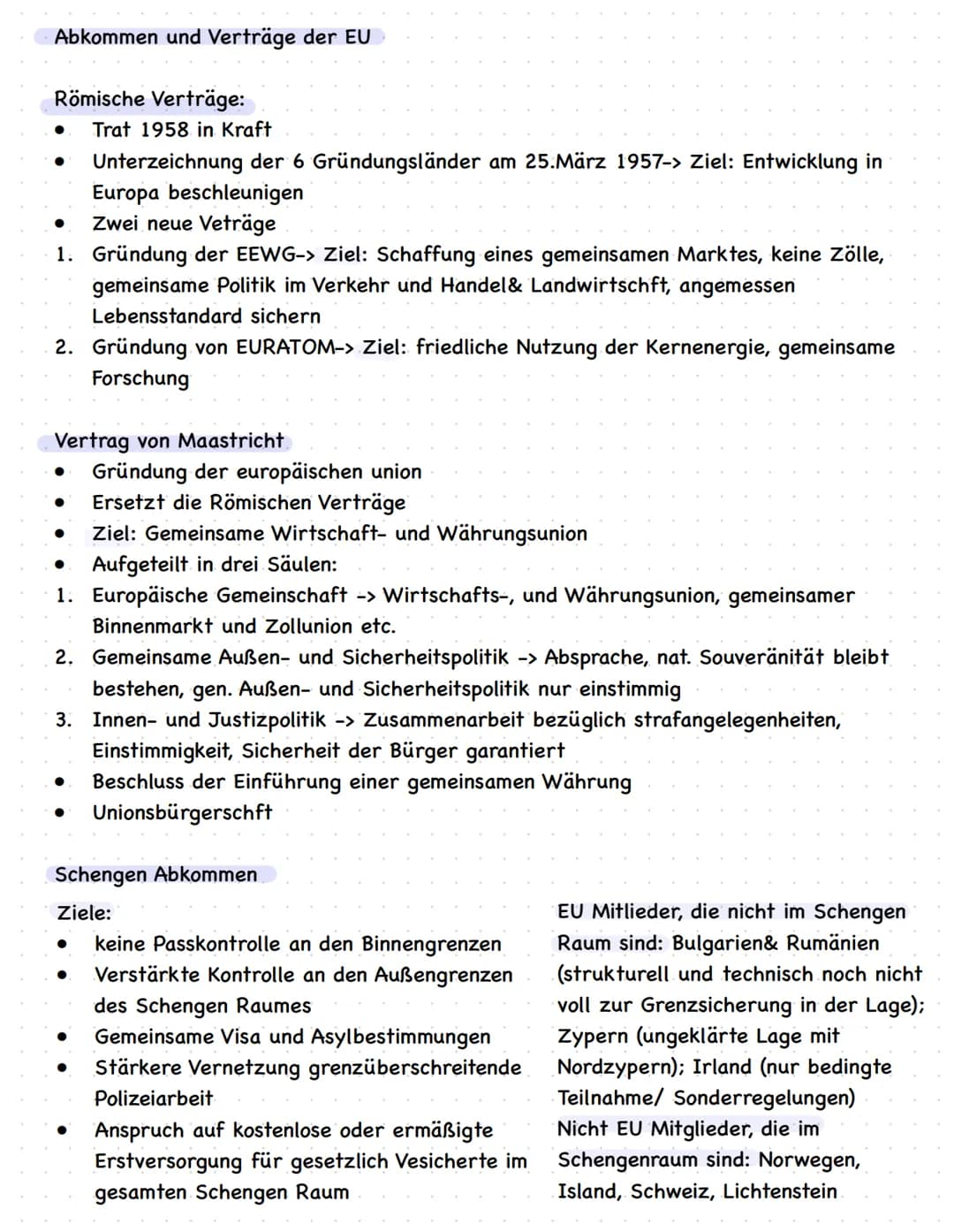 Die EU
Geschichte
1952 EGKS: Europäische Gründung für Kohle& Stahl-> Zugang zu kohle und
stahl ohne Zölle
Gründungsstaate: Italien, Frankr