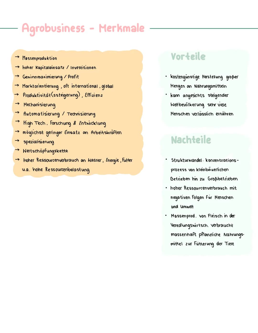 # Vorgaben
Inhaltsfeld 3:
Landwirtschaftliche Strukturen in versch. klima- und Vegetationszonen
Landwirtschaftliche Produktion in den Tro