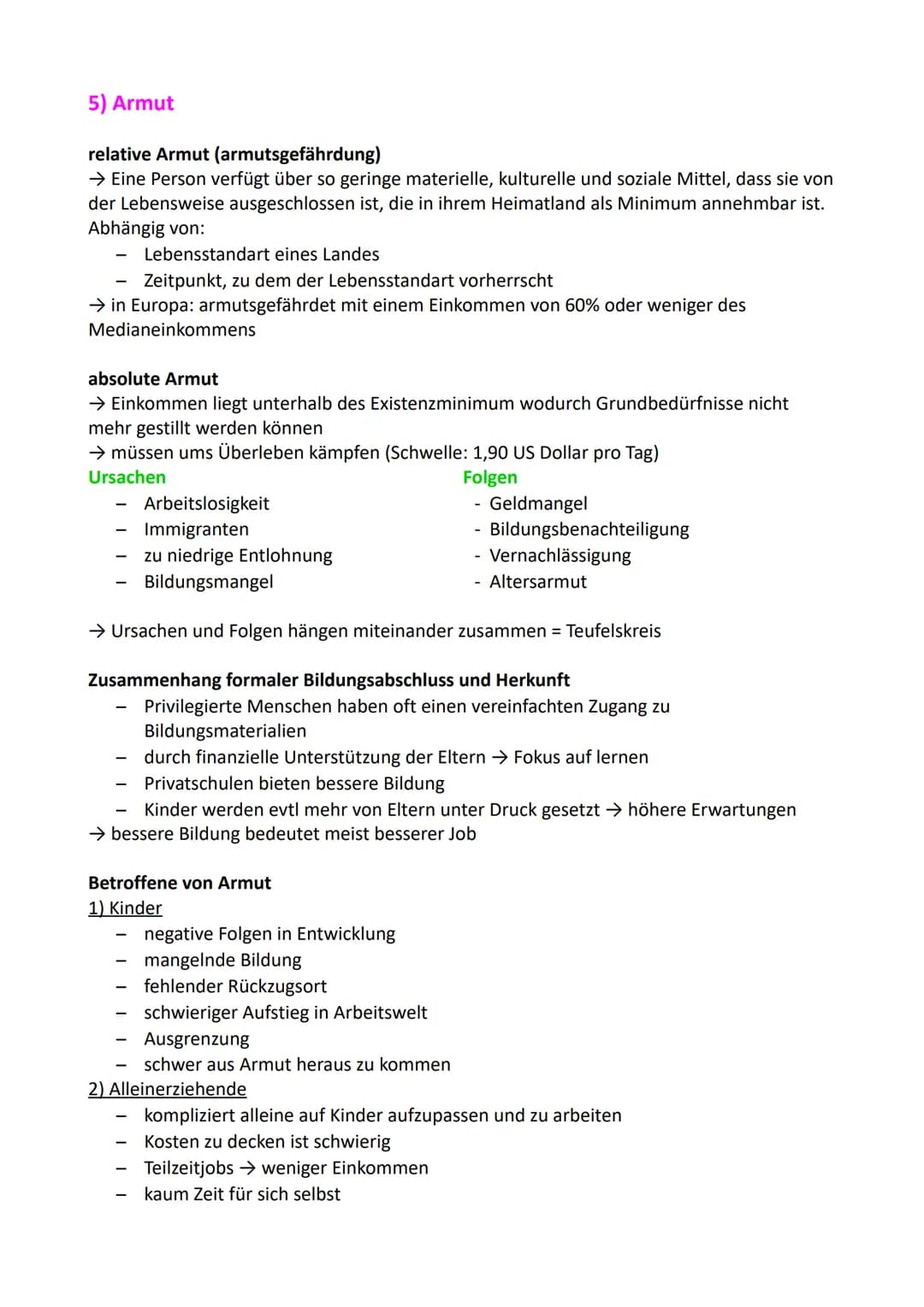 # Politik Abitur GK
1) Demografischer Wandel
Definition
Bezeichnung für die Bevölkerungsentwicklung und ihre Veränderungen
Ursachen
- Fer