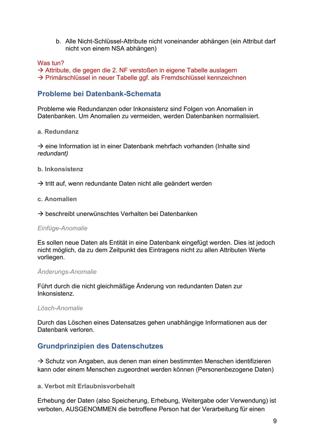 # INFORMATIK
# ABITUR
## LERNZETTEL Inhaltsverzeichnis
Inhaltsverzeichnis ................................................................