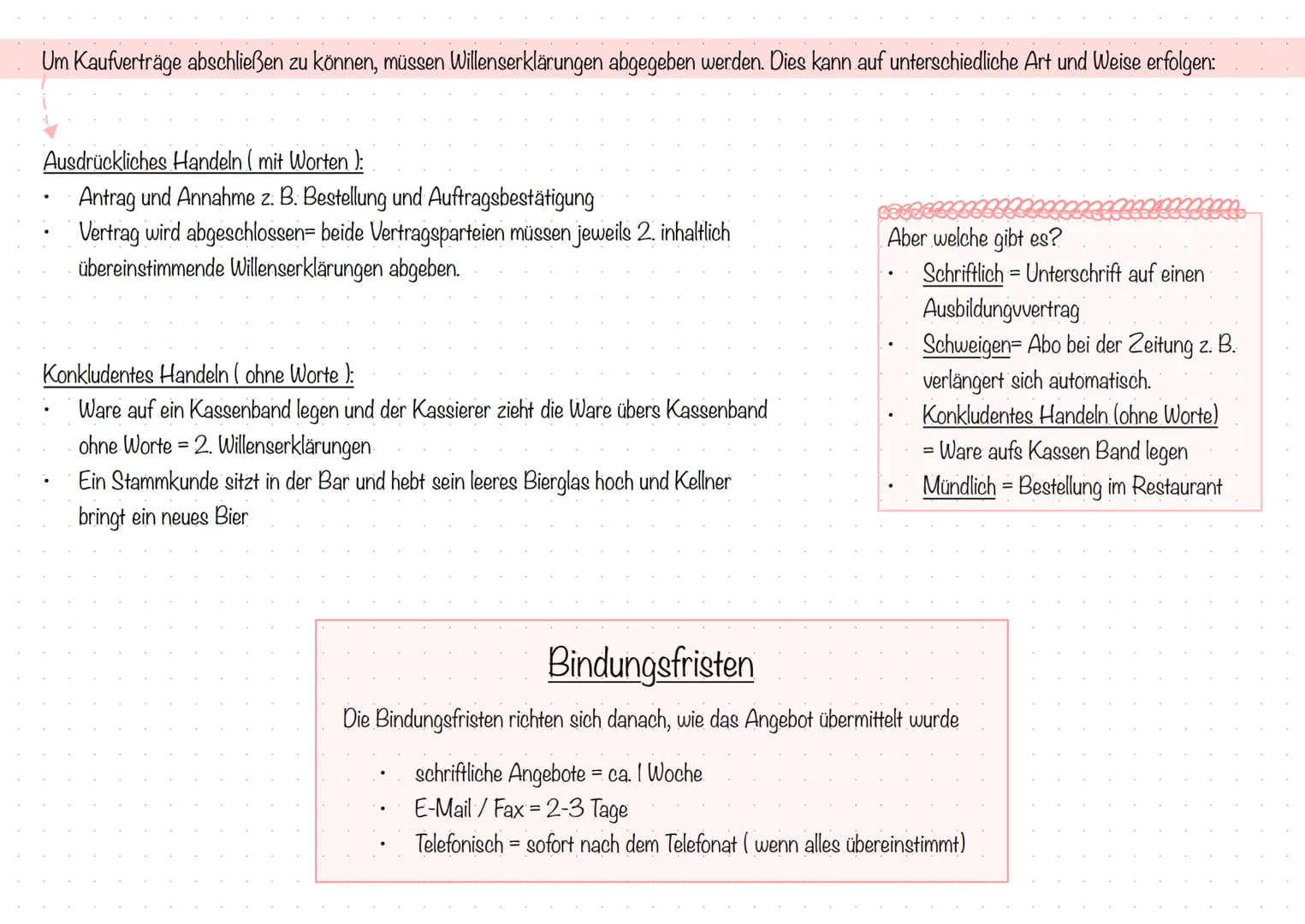 Lernzettel Lernfeld 3
Zustandekommen von Kaufverträgen:
Käufer schreibt
Bestellung
Willenserklärung
&
Antrag
Käufverträge und co.
Verk