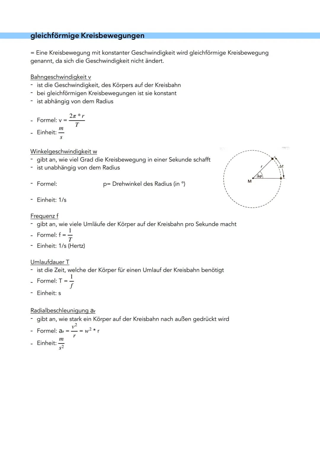 Kinematik
geradlinige gleichförmige Bewegung gleichmäßig beschleunigte Bewegung
s(t)-Diagramm
54
54
t
t
v(t)-Diagramm
VA
a(t)-Diagramm
a4