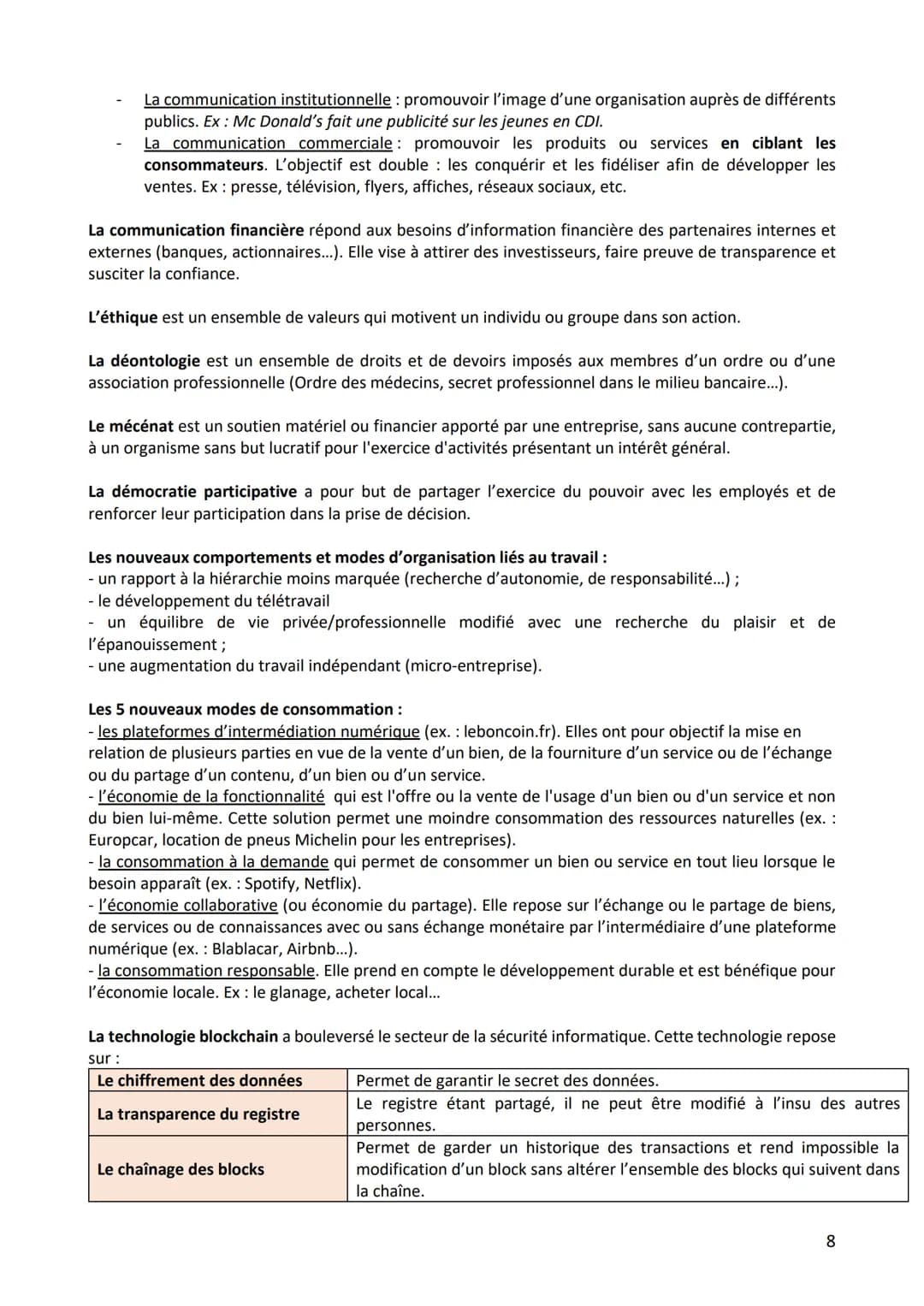 # NOTIONS DE MANAGEMENT À APPRENDRE PAR CŒUR !
Le marché est un lieu de rencontre entre une offre et une demande.
L'étude de marché est la
