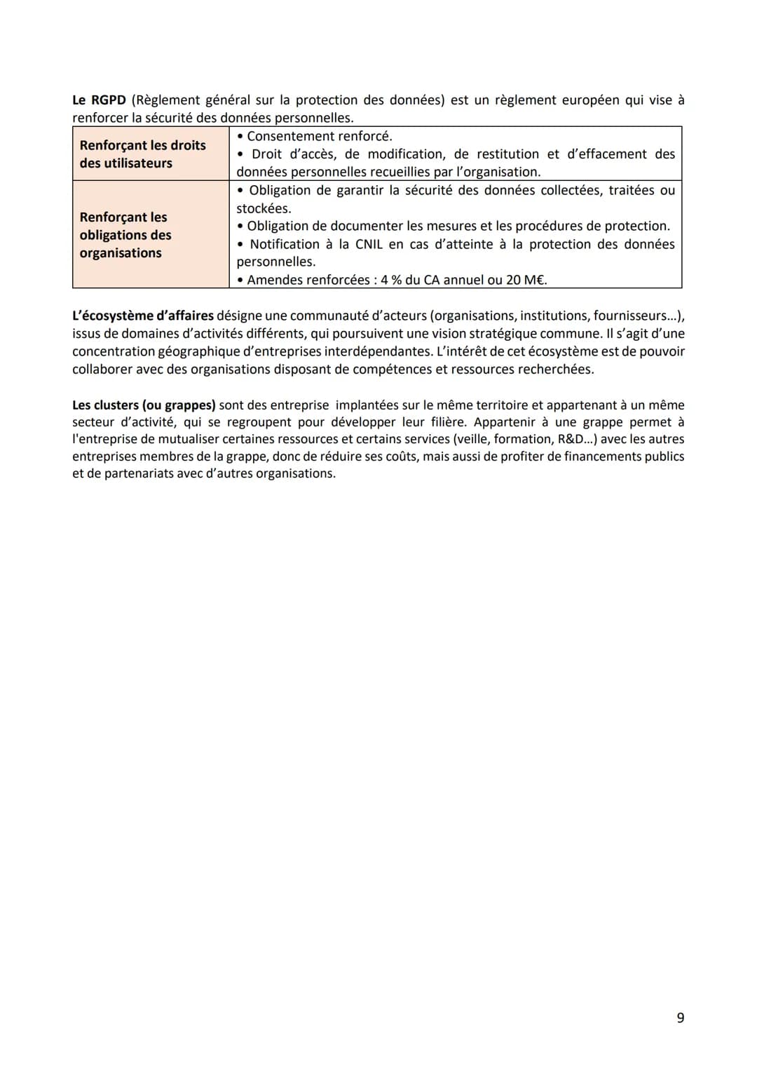 # NOTIONS DE MANAGEMENT À APPRENDRE PAR CŒUR !
Le marché est un lieu de rencontre entre une offre et une demande.
L'étude de marché est la