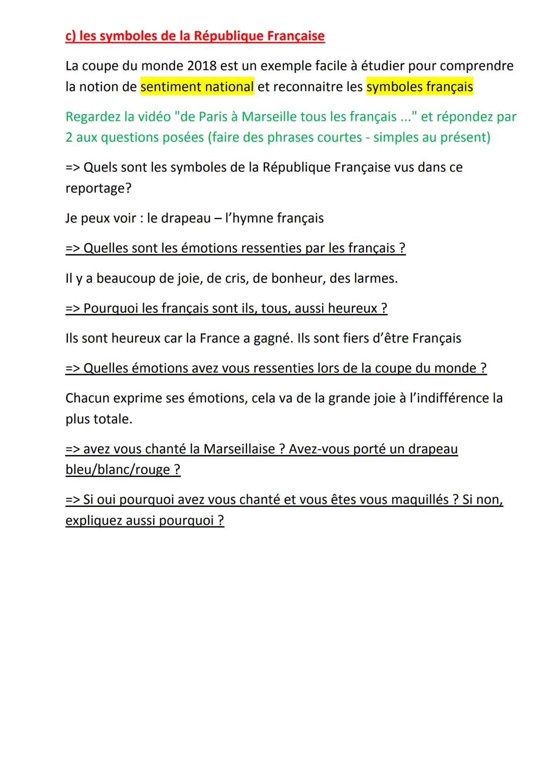 # LA CITOYENNETE FRANCAISE ET EUROPEENNE
Problématique: Quels sont les fondements de la République et de la
citoyenneté française et europé