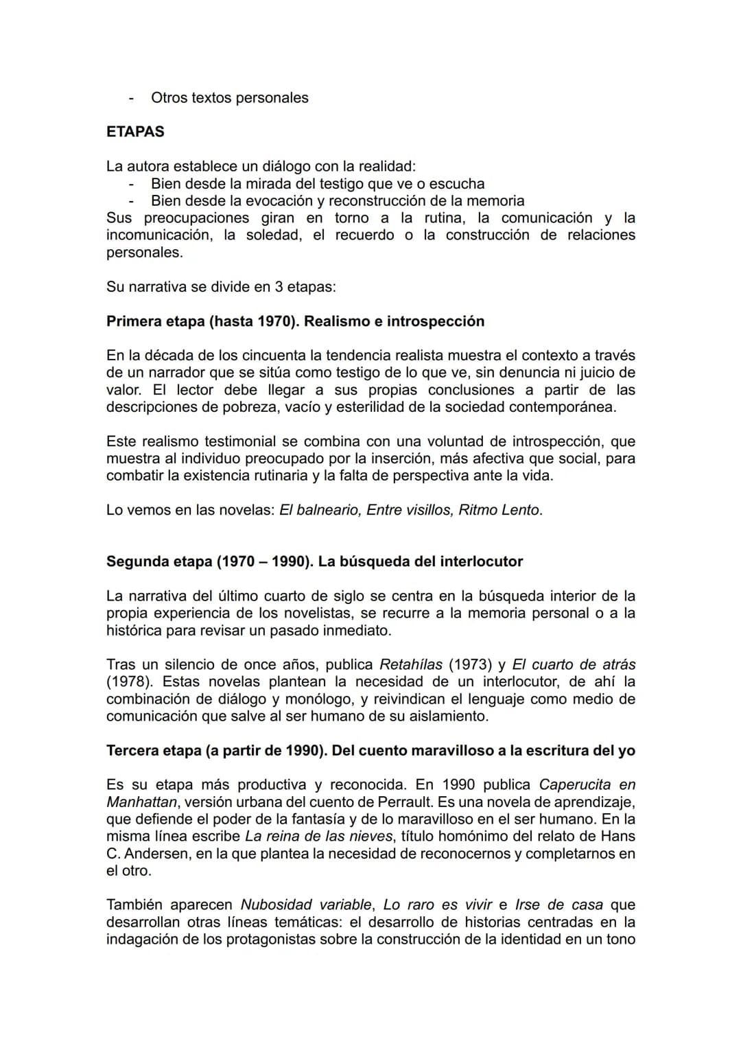# GUÍA DE LECTURA
EL CUARTO DE ATRÁS
CARMEN MARTÍN GAITE
1. INTRODUCCIÓN A LA OBRA
1.1. LA AUTORA
Carmen Martín Gaite nace en 1925, en Sa