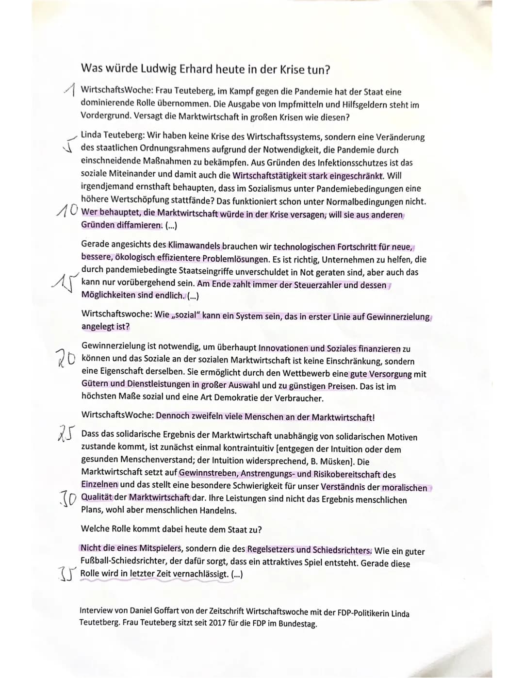 Sozialwissenschaften/Wirtschaft, Jahrgang 11, 2. Klausur
April 2024
Aufgabenstellung:
Thema: Die (soziale) Marktwirtschaft - ein Auslaufm