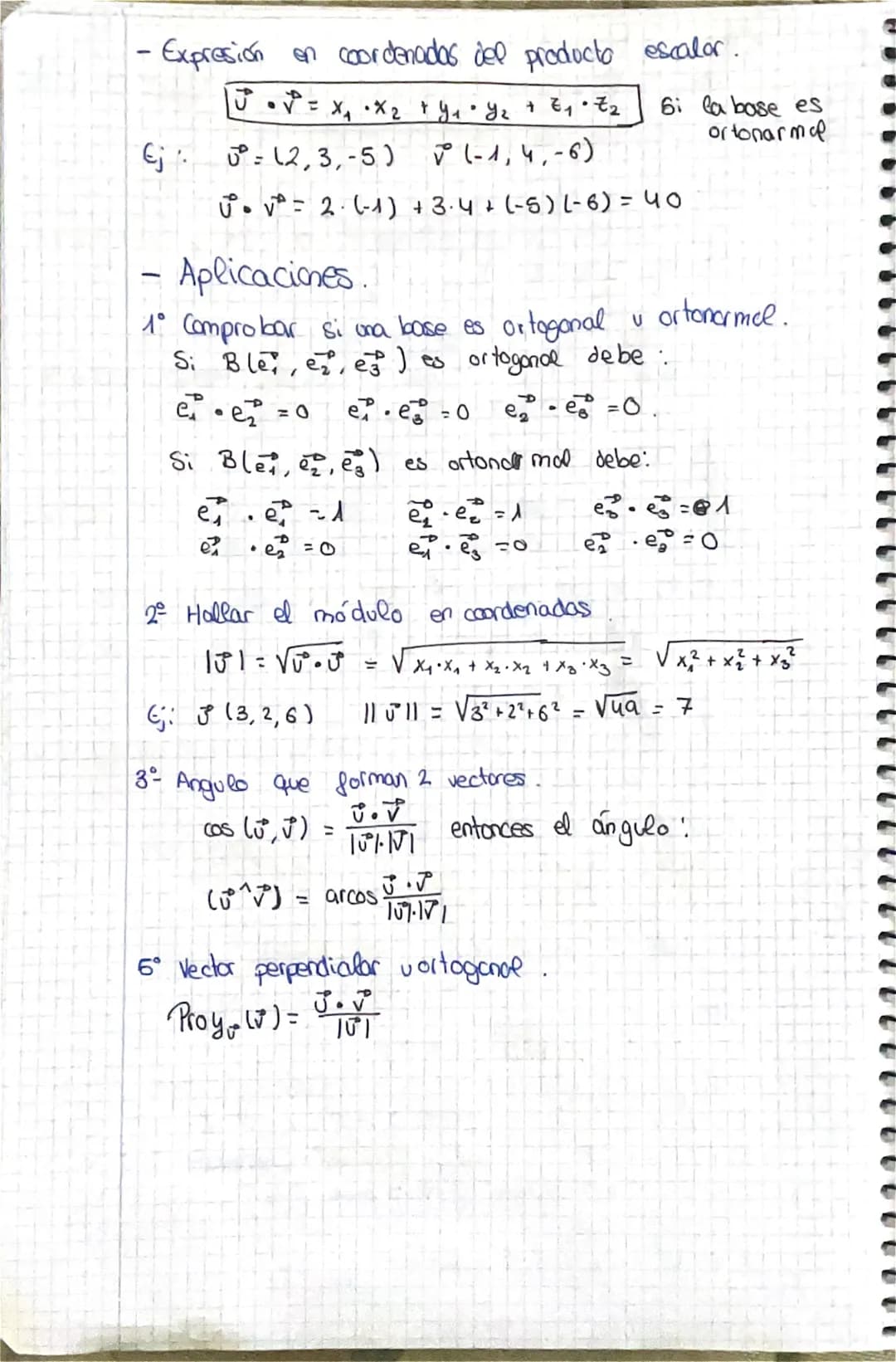 # Vadores en el
espacio
- Vector fijo:
•Dirección: dirección de la reta. Vectores paralelos = dirección
•Gentido: Del origen al ext