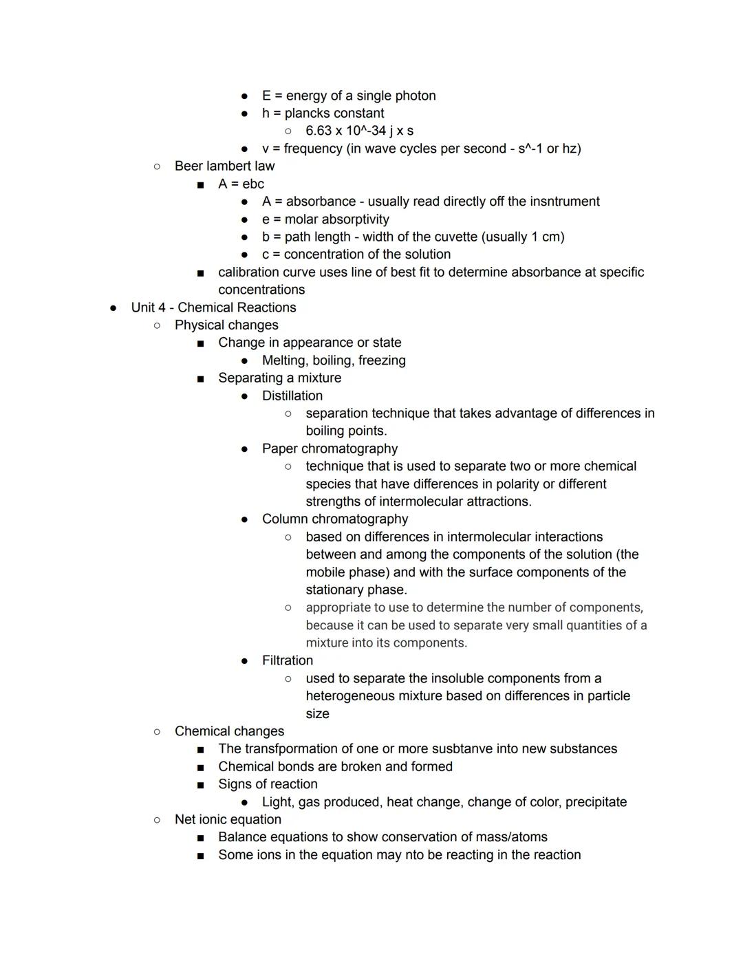 Unit 1 Atomic Structure & Properties
* Topic 1 - moles and molar mass
* 6.022 x 10^23 particles per mole
* Mass spectrometer.