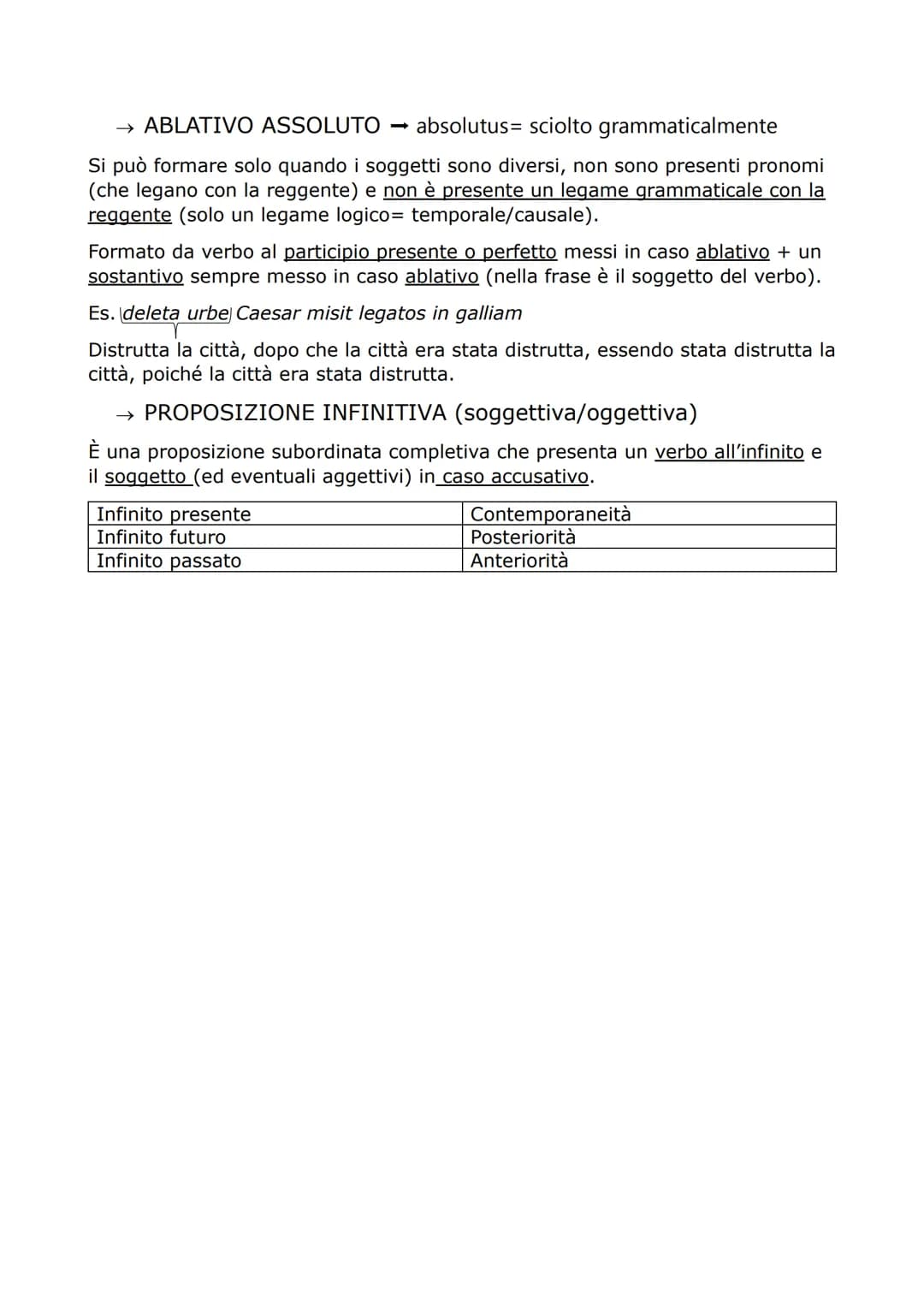 # PROPOSIZIONI SUBORDINATE:
→ PROPOSIZIONI SUBORDINATE INTRODOTTE DA UT
| nome | finale | c. volitiva | consecutiva | dichiarativa |
|---|