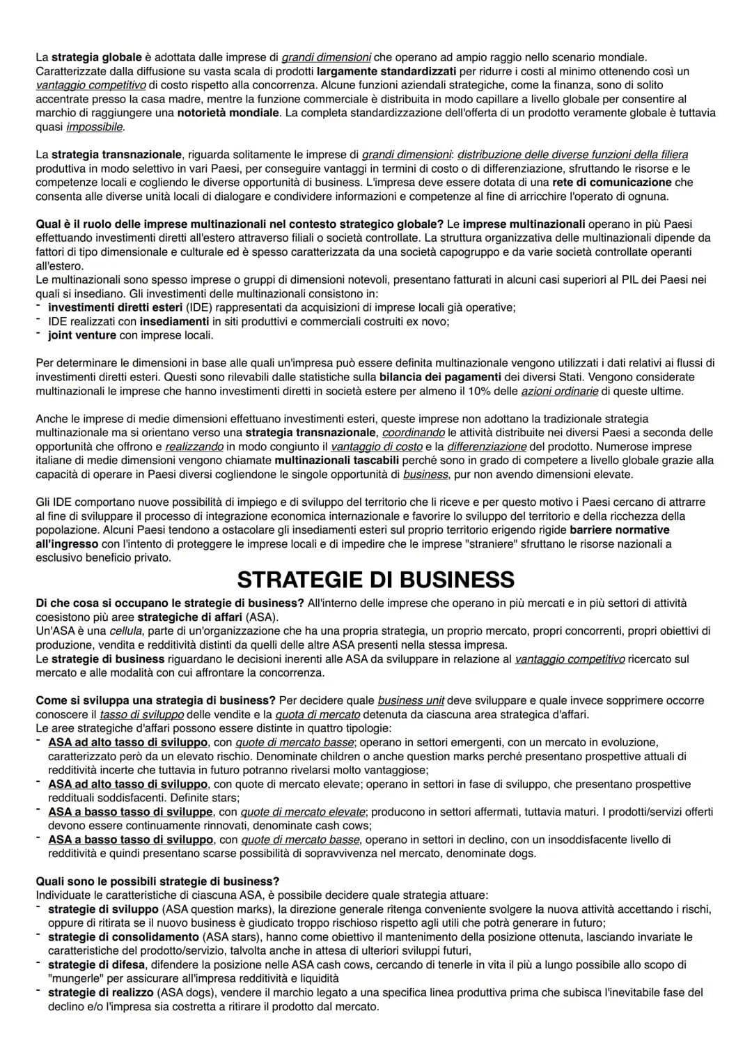 # CONTABILITÀ GESTIONALE
ELEMENTI SISTEMA INFORMATIVO DIREZIONALE: II sistema informativo deve fornire agli organi aziendali le informazion