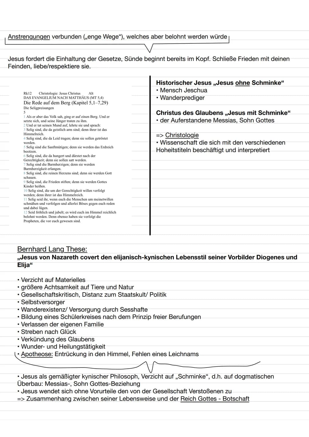 # Katholische
Religion # Christologie
Das Leben von Jesus
8-4 v.Chr.
* Jesus ist in Palistina geboren
-> Höchstwahrscheinlich Nazareth