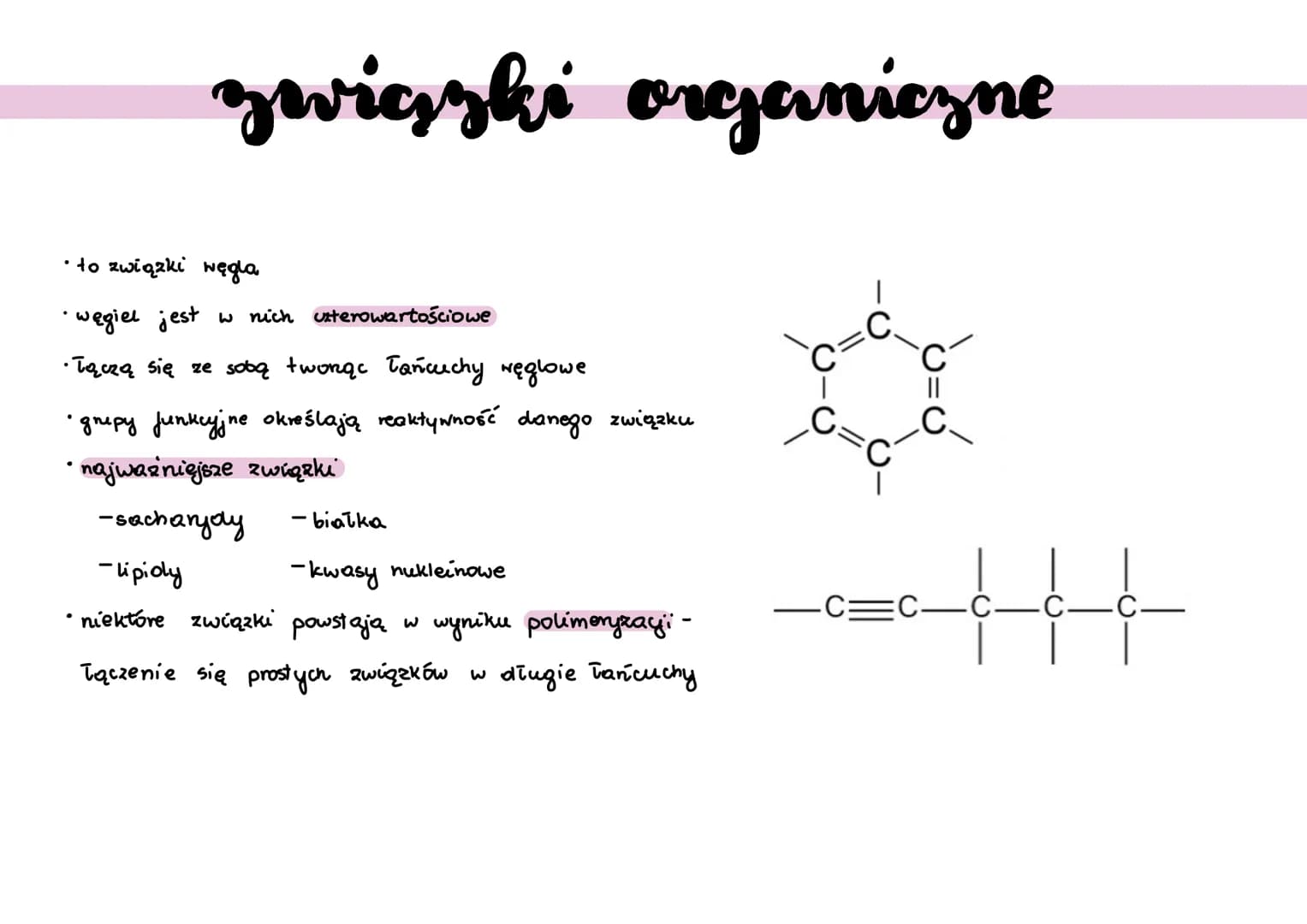 # pierwiastki biogenne
a. węgiel C - podstawowy element strukturalny związków organicznych (tworzy
szkielety węglowe)
b. wodór H₂- składni