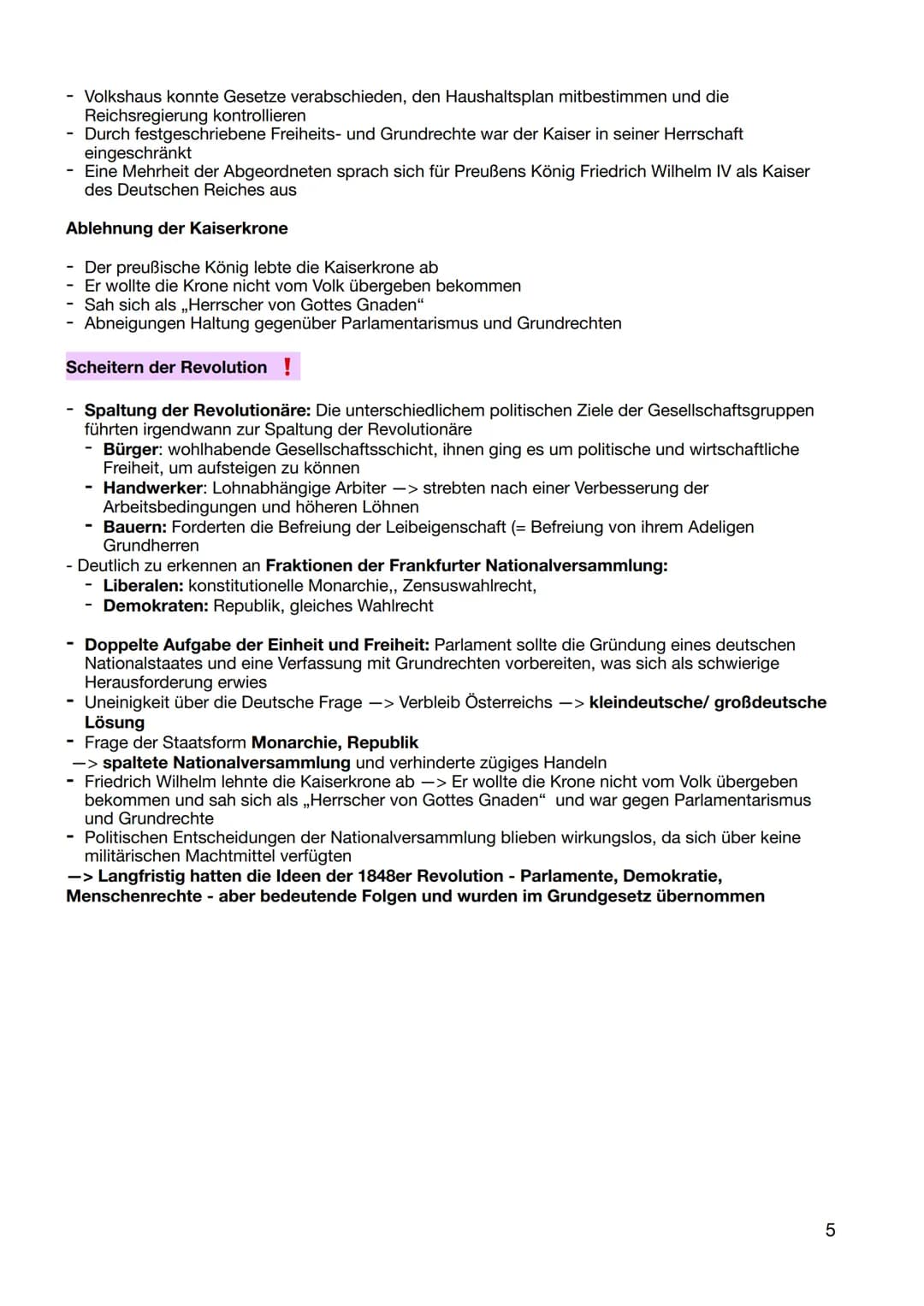 # Abitur - Geschichte
1815-1990
Restauration und Vormärz 1815- 1848
Ursachen für den Ausbruch der Französischen Revolution
- Zweite Hälf