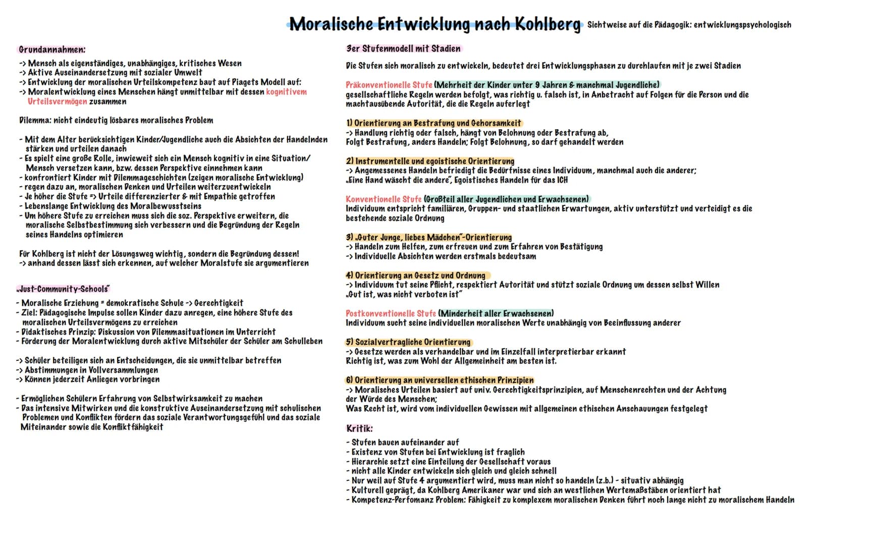Pädagogik
ABITUR 2024 # INHALTSÜBERSICHT
* Freuds psychosexueller Erklärungsansatz
* Eriksons psychosozialer Erklärungsansatz
* Kogni