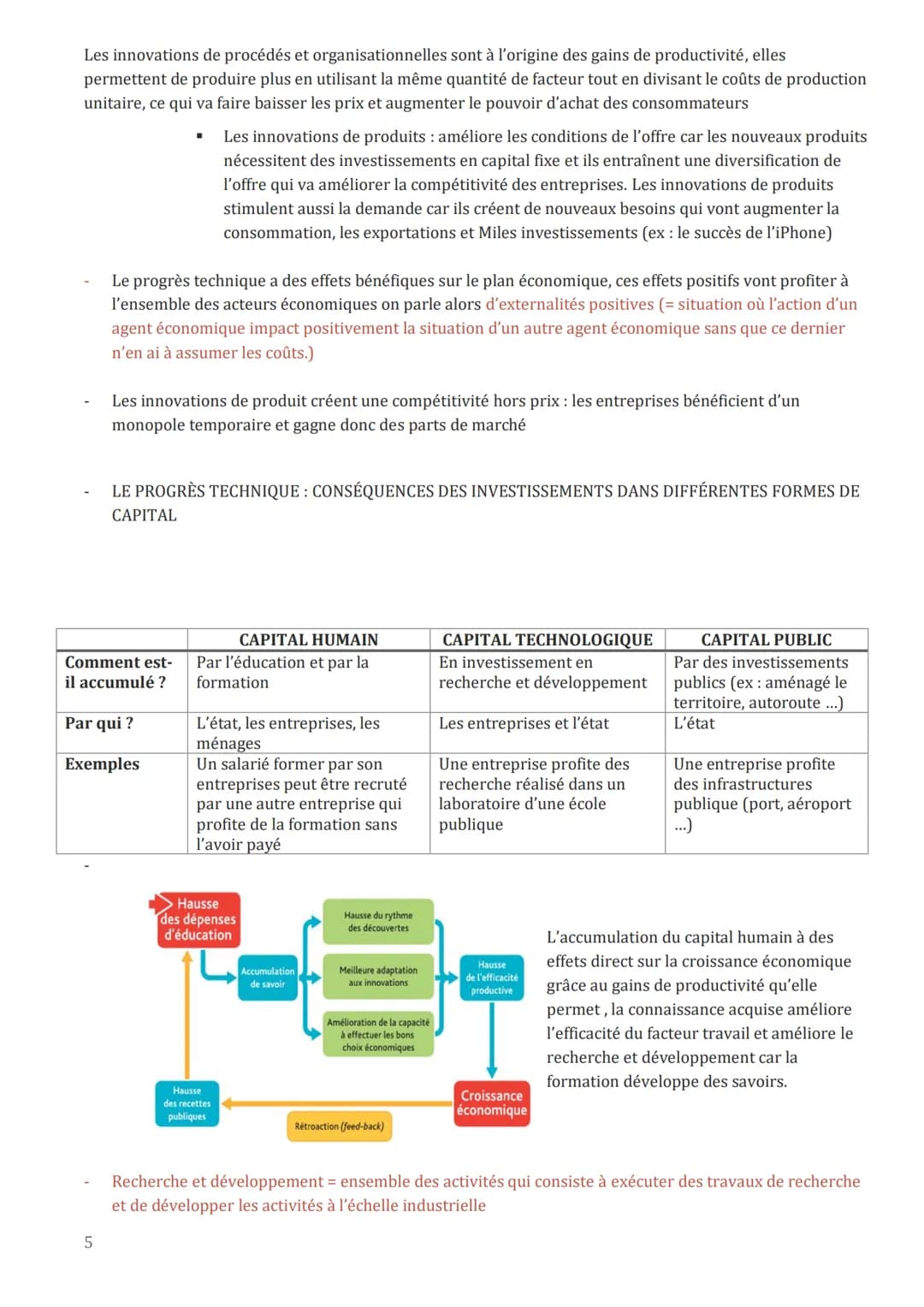 # FICHE DE REVISION : QUELS SONT LES
# SOURCES ET LES DEFIS DE LA CROISSANCE
# ECONOMIQUE ?
1. NOTIONS IMPORTANTE
- Croissance économique