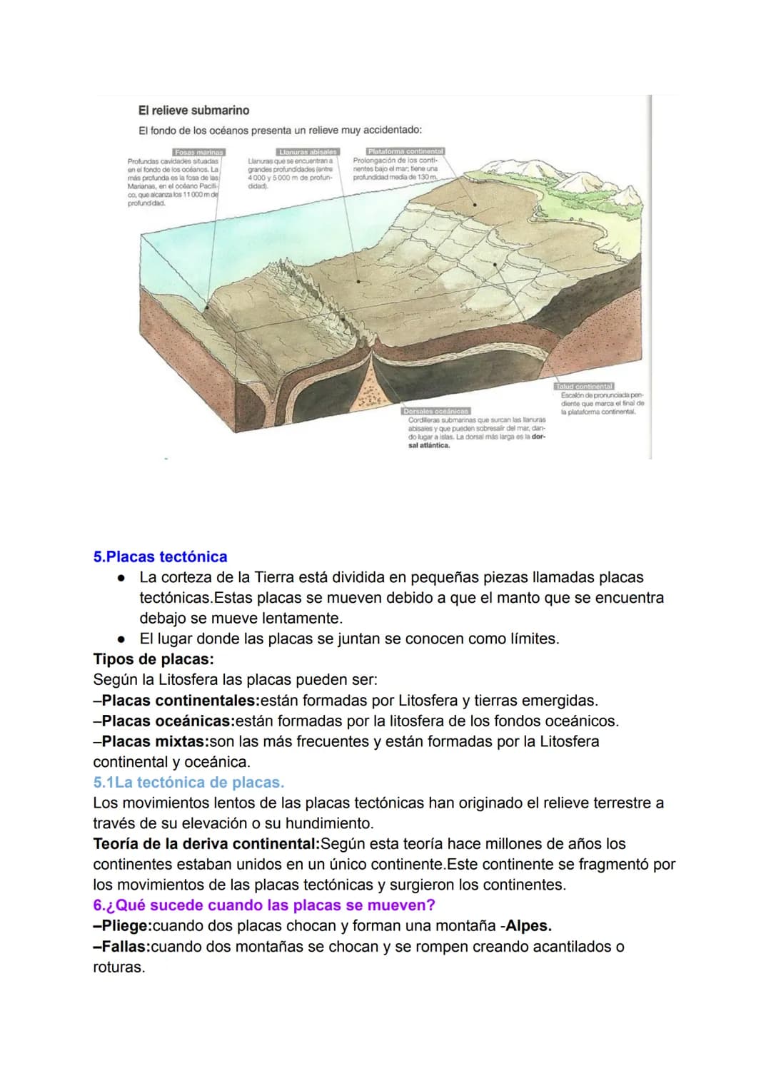# La geosfera y la hidrosfera.
1.La estructura de la Tierra
La Tierra se compone de varias capas:, geosfera, hidrosfera, atmósfera y biosf