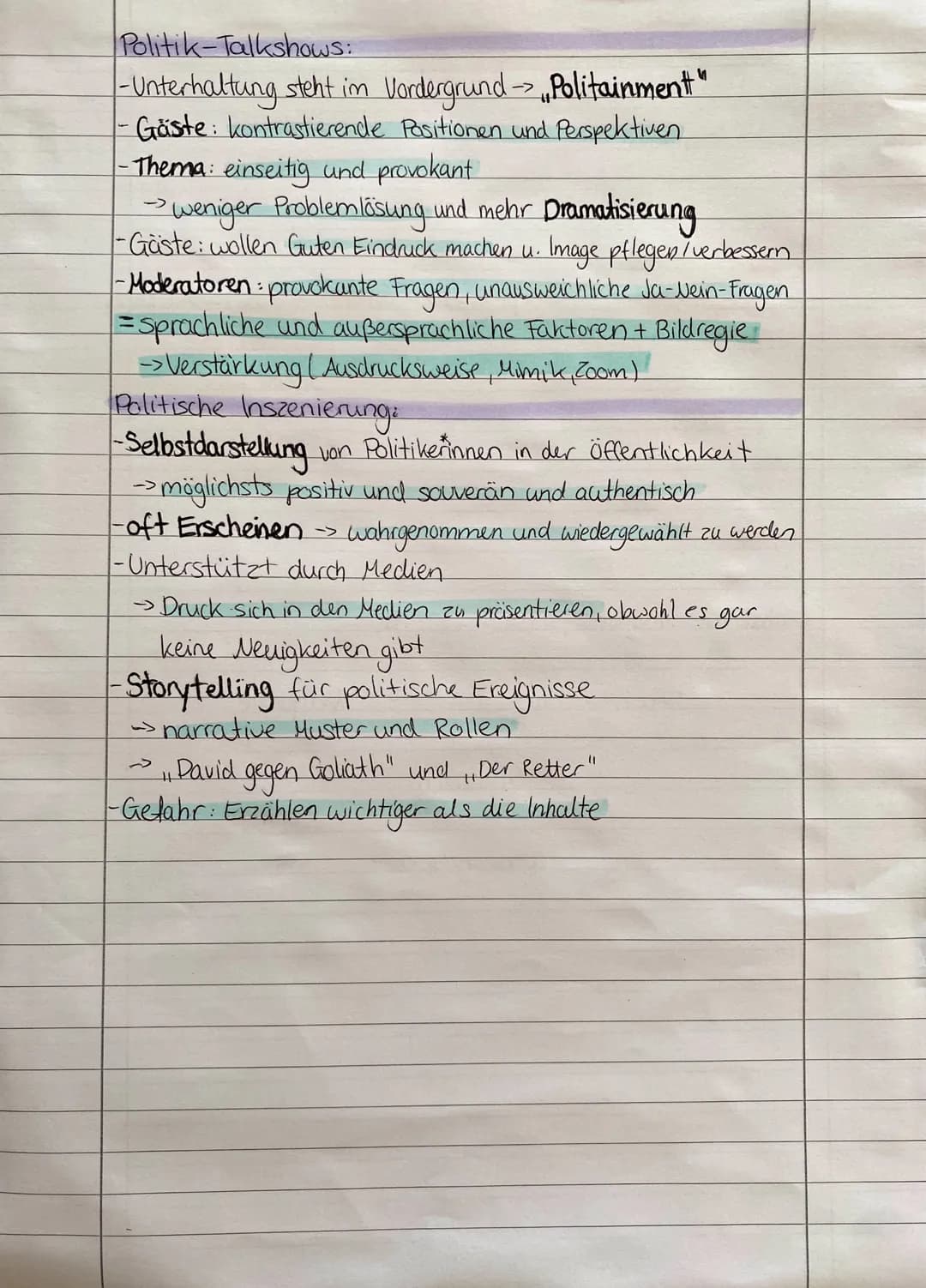 Emotionalisierung
Politische Reden
Rhetorik - Strategien der Beeinflussung:
-Aufwertung und Abwertung der Stand punkte
-Personalpronomen
→