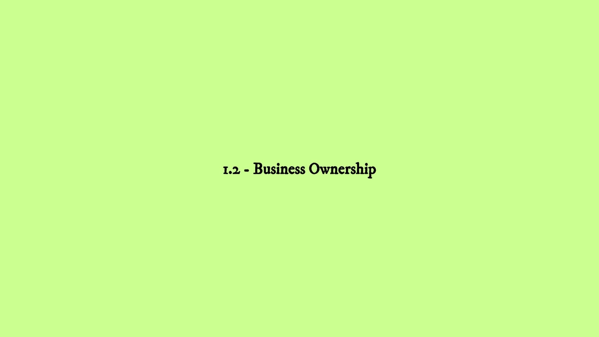 # Business Revision
Unit 1 - Business In The Real World
1.1 1.2 1.3 1.4 1.5 1.6 17 1.1 - The purpose and nature of business 1.1 - The purp