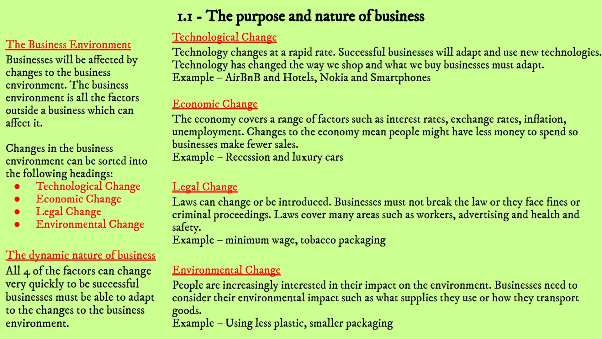 # Business Revision
Unit 1 - Business In The Real World
1.1 1.2 1.3 1.4 1.5 1.6 17 1.1 - The purpose and nature of business 1.1 - The purp