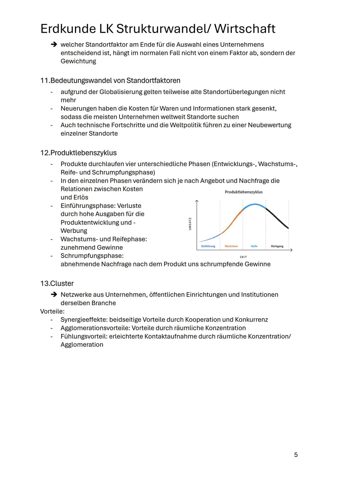 # Erdkunde LK Strukturwandel/ Wirtschaft
1.wirtschaftlicher Strukturwandel
Ein wirtschaftlicher Struktur Wandel beruht vorwiegend auf verä