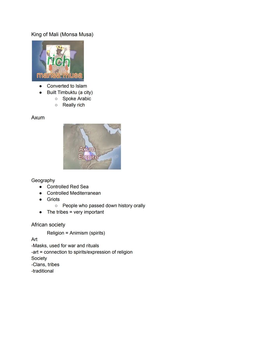 - They had money because of the Mediterranean sea (trade) and learning from other
places
- Medici family
- Sponsors of the arts
- Owned