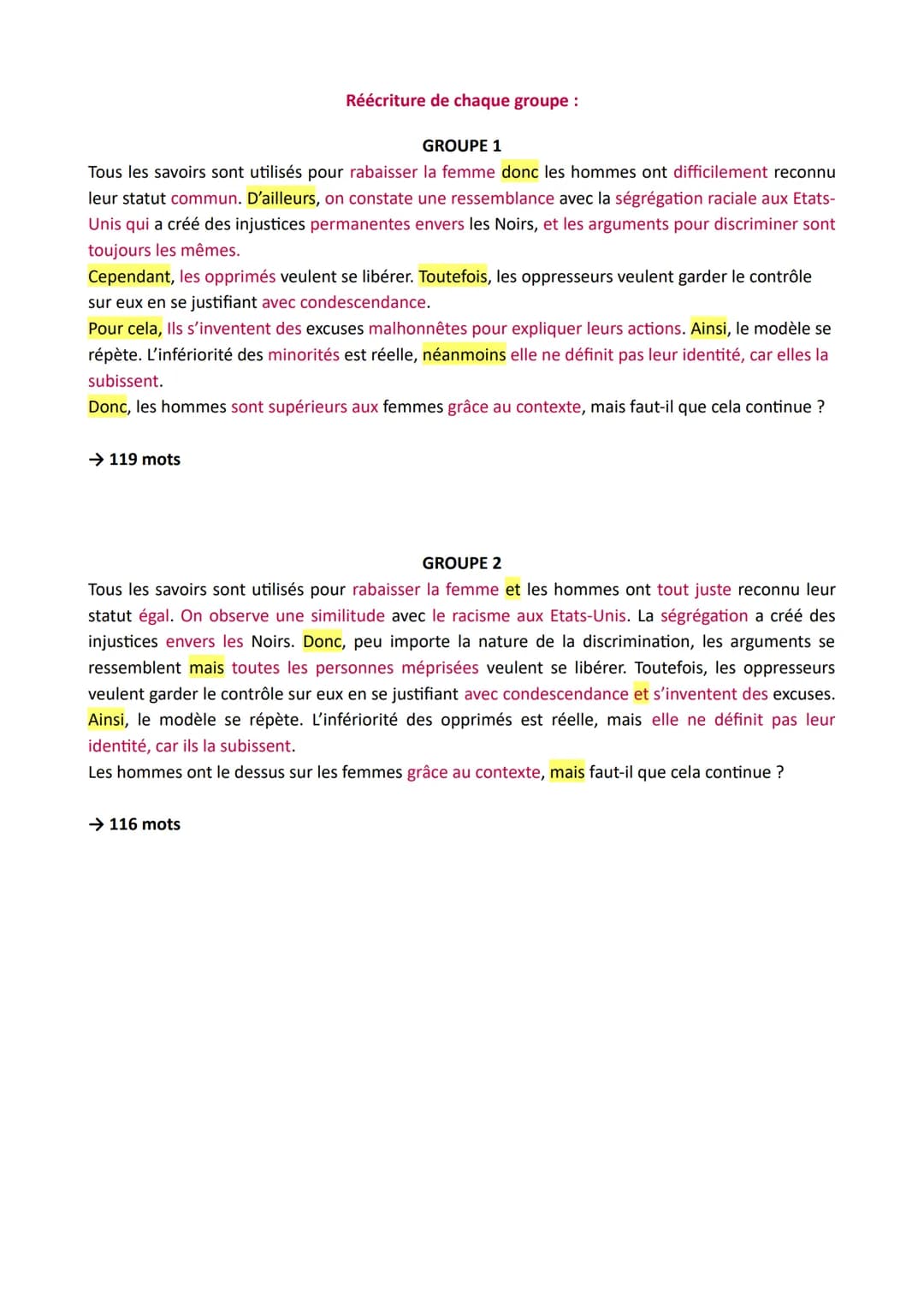 # MÉTHODOLOGIE - LA CONTRACTION DE TEXTE
Simone de Beauvoir, Le Deuxième sexe, I, introduction (extrait), 1949
Le Deuxième sexe est un essa