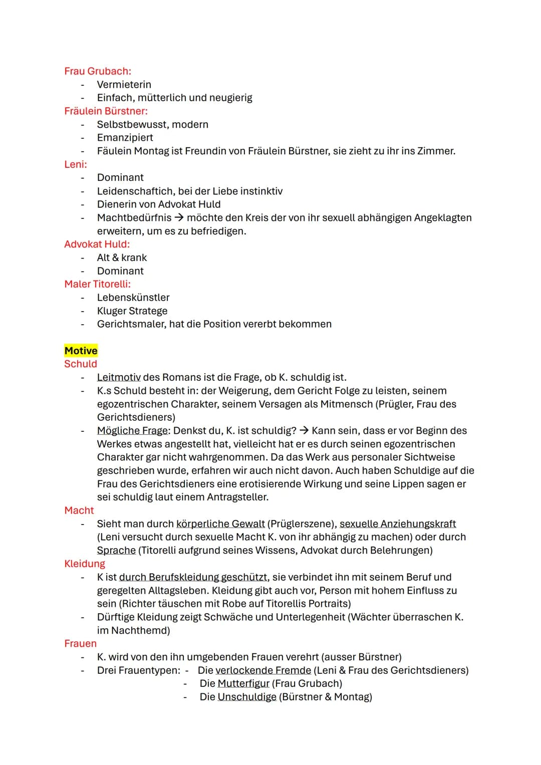 # Zusammenfassung der Prozess - Franz Kafka
Fakten:
- Von Kafka 1914 unvollendet liegen gelassen.
- Freund Max Brod veröffentlichte ihn pos