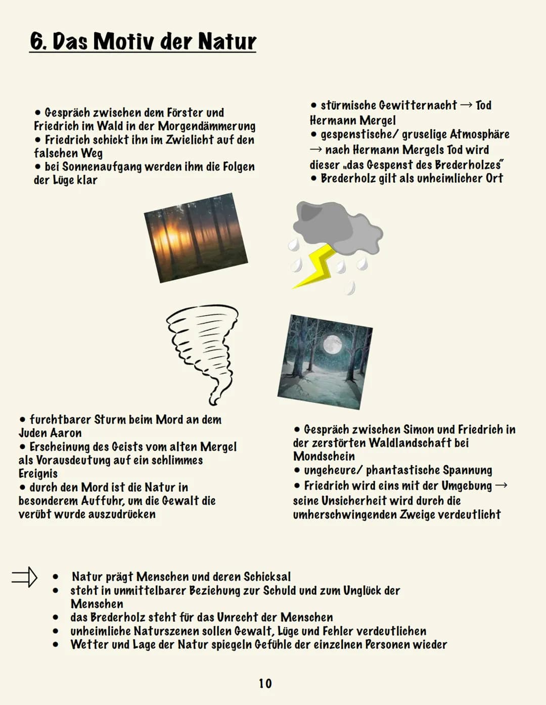 # Portfolio
Die Judenbuche
Annette von Droste-Hülshoff
Dorf
B Inhaltsverzeichnis
1. Tabelle zum Dorf B.................................
