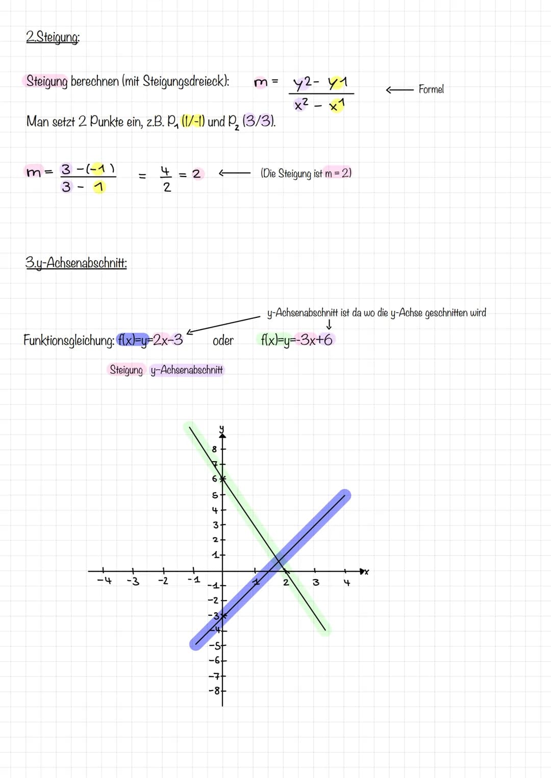# Lineare Gleichungssysteme :
Gleichsetzungsverfahren:
x= 3y + 10
x=2y +2
3y+10=-2y+2 1-10 1+2y
3y +2y=2-10
5
=-8
1:5
y
= -1,6
x = -2y +