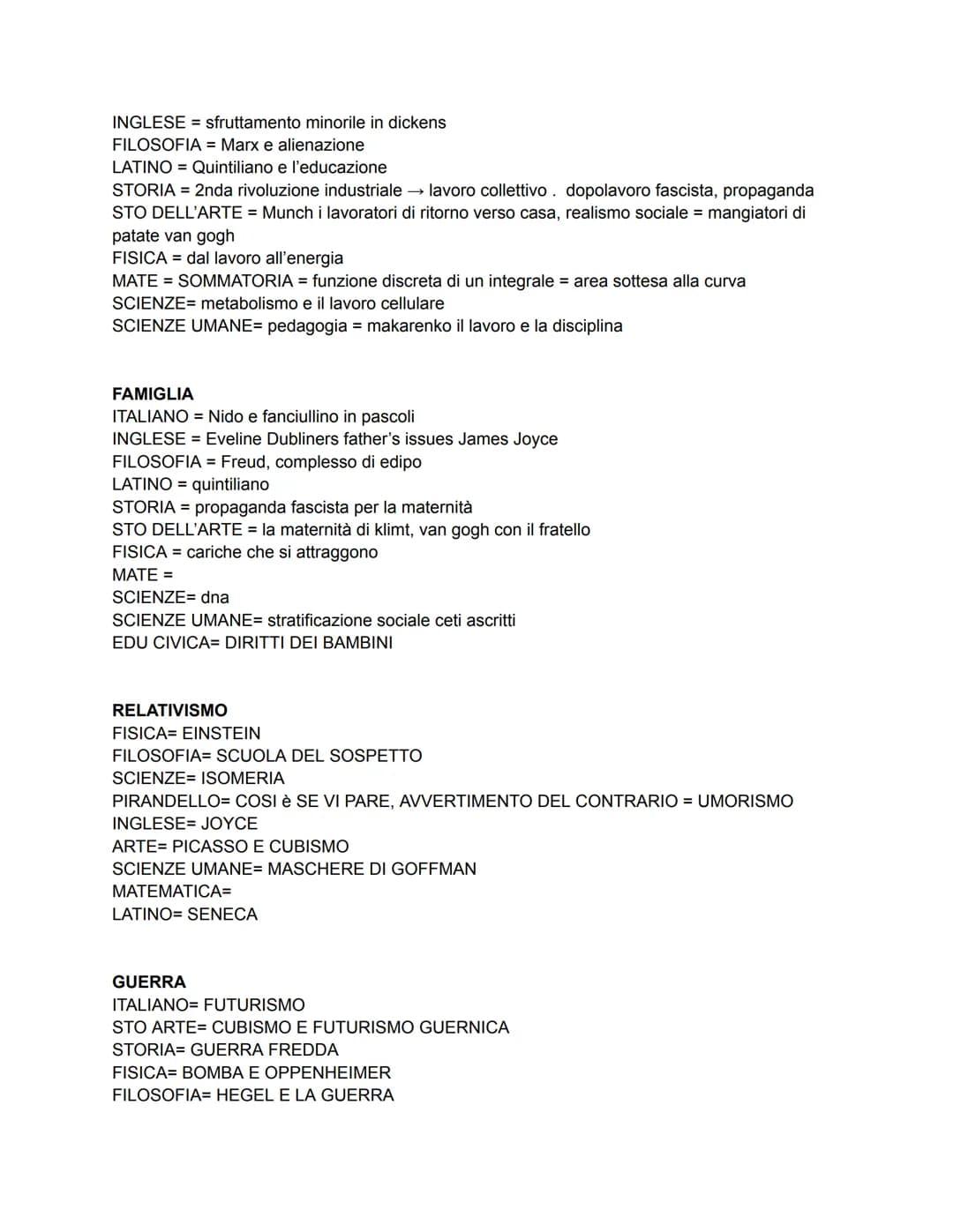 NUCLEI TEMATICI
ICEBERG
italiano → svevo e psicoanalisi
filosofia → freud
storia → nazismo (freud era ebreo)
scienze umane → stratificazione