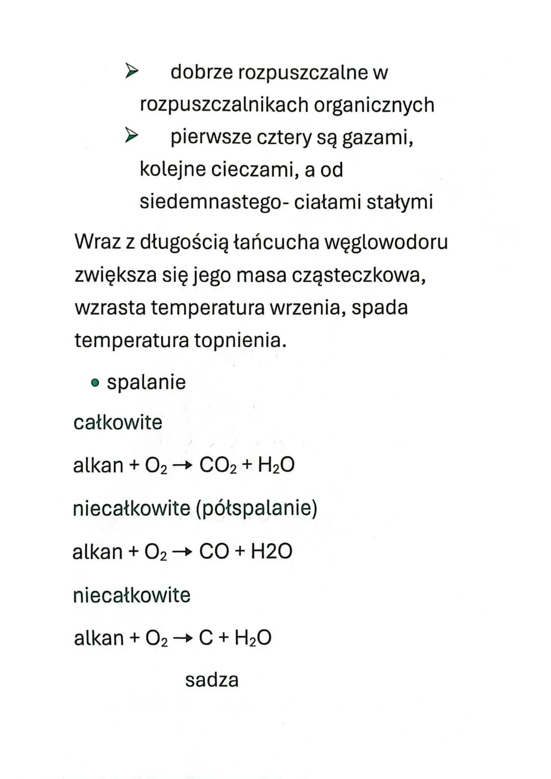 ALKANY, ALKENY, ALKIY
WĘGLOWODORY
NASYCONE-
alkany
NIENASYCONE-
alkeny, alkiny
szereg homologiczny-
zbiór związków
organicznych o
podobn